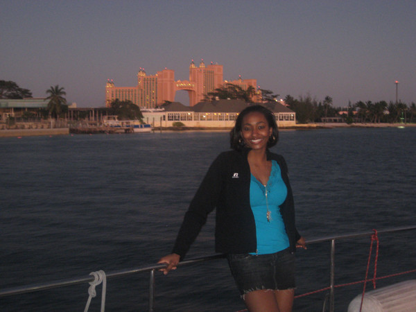 Tabitha Turner on the boat