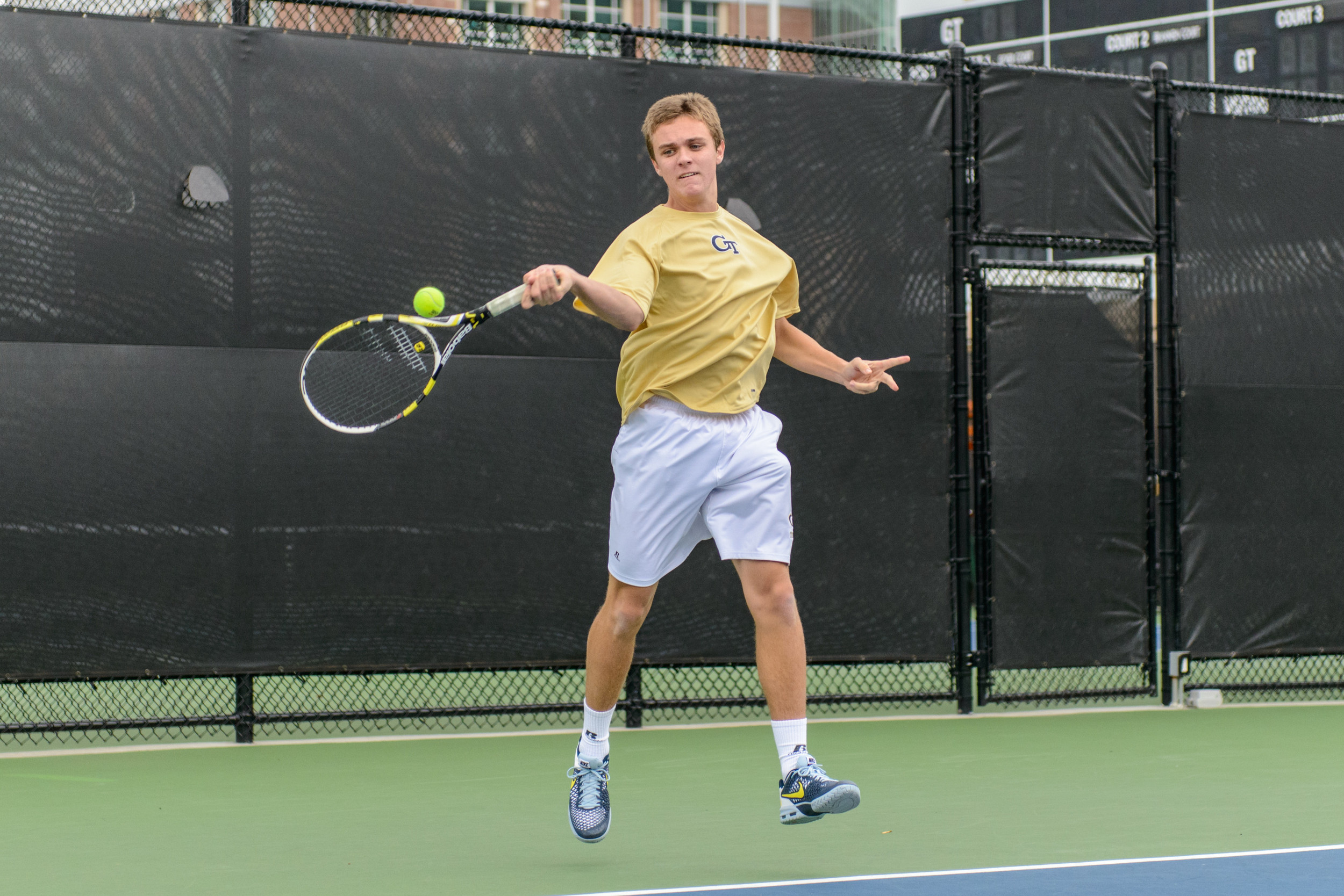 Georgia Tech freshman Will Showers from Gainesville, Ga.