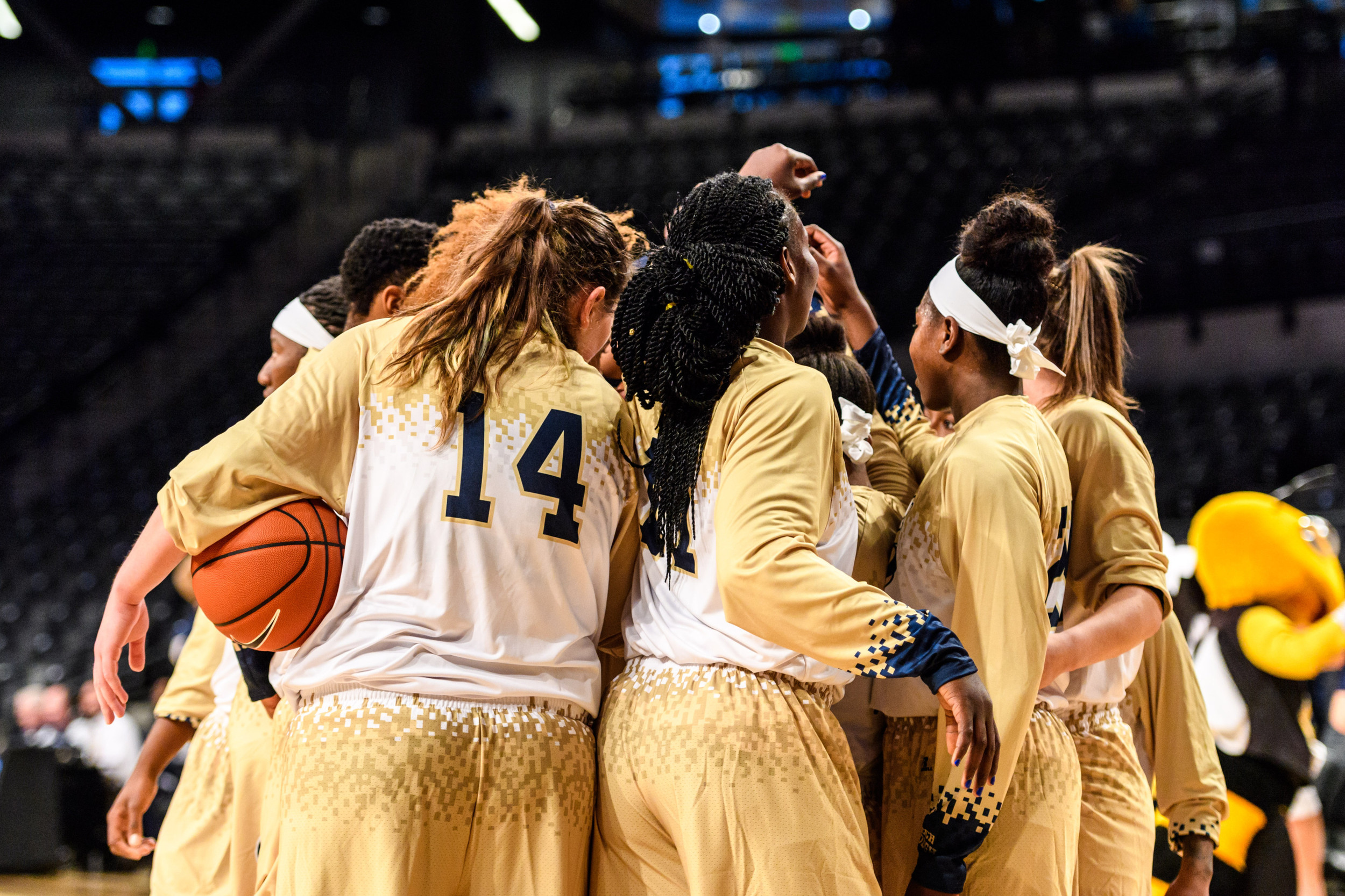 Team huddle