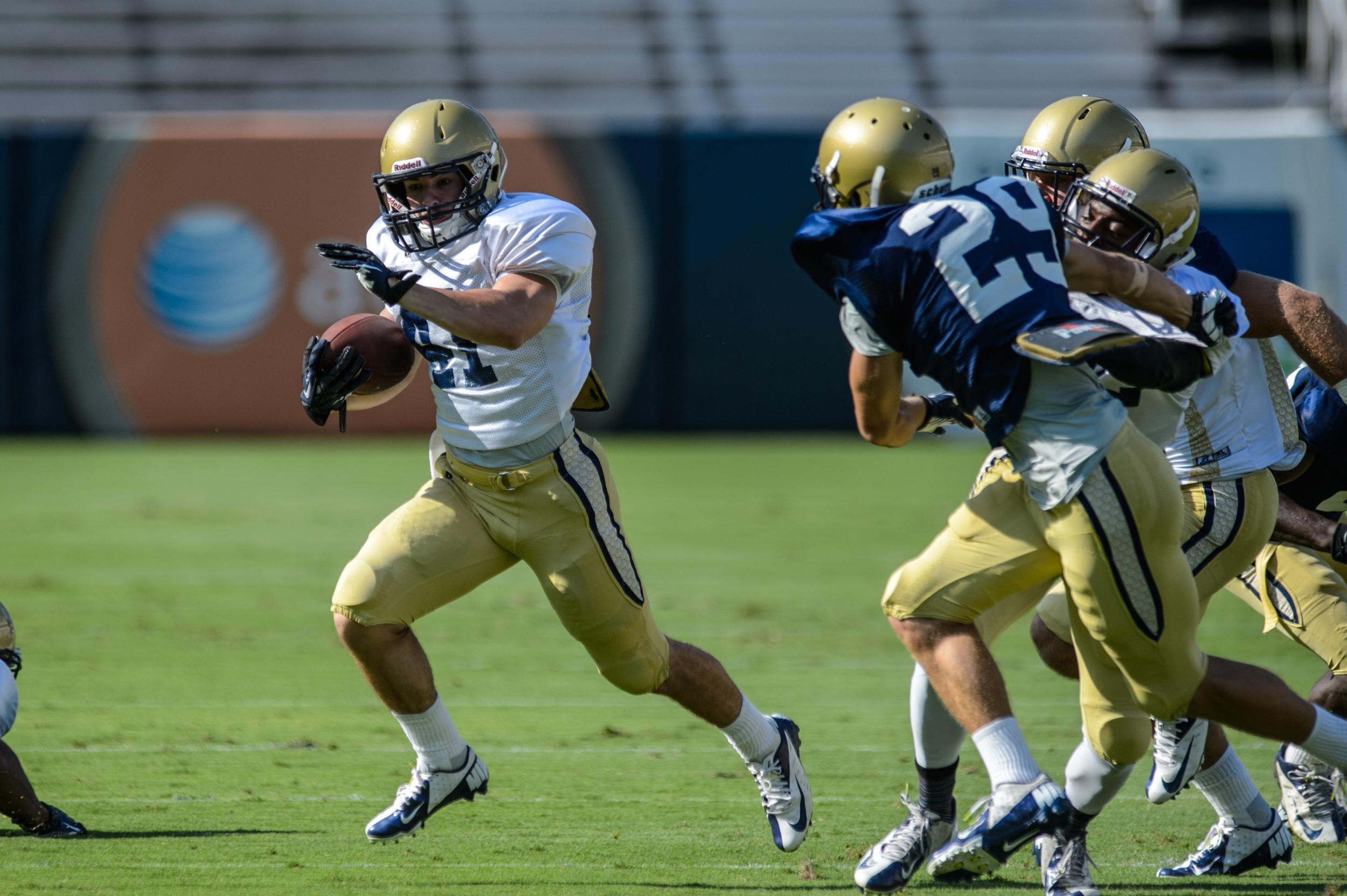 First Scrimmage of #GTCAMP13