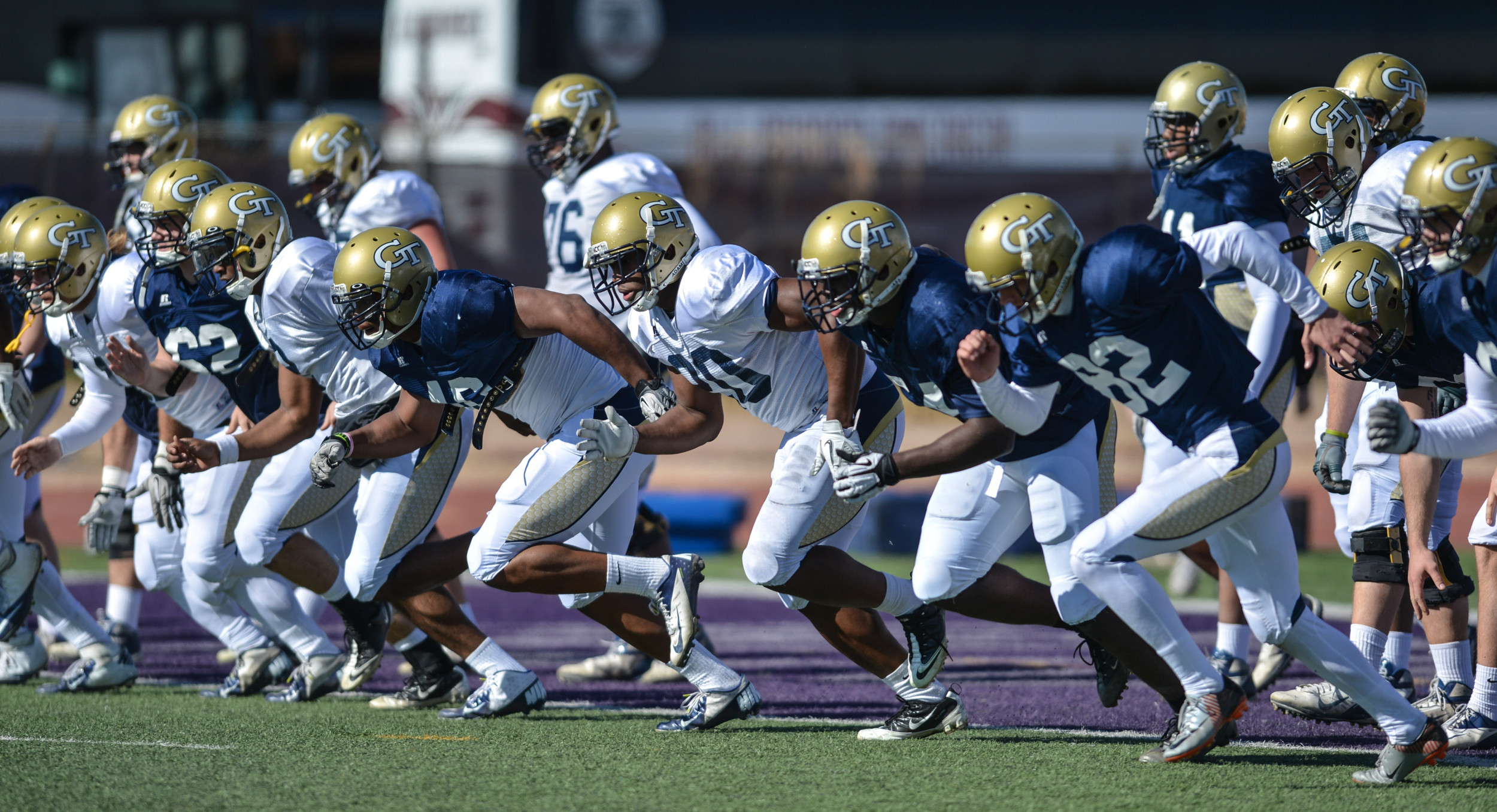 Georgia Tech held it's first practice in El Paso for the 2012 Hyundai Sun Bowl.
