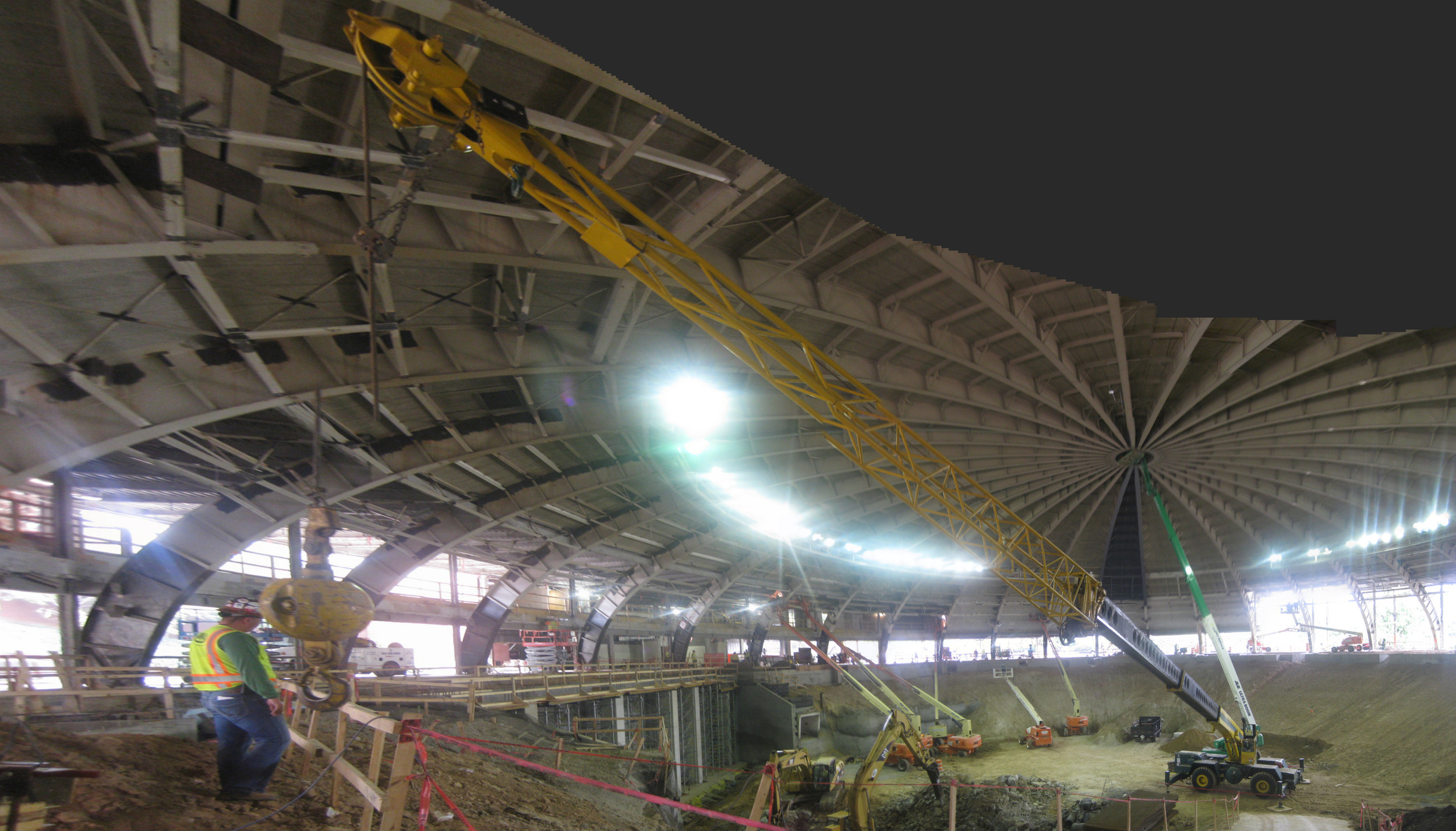 McCamish Pavilion Construction - 10/25/11