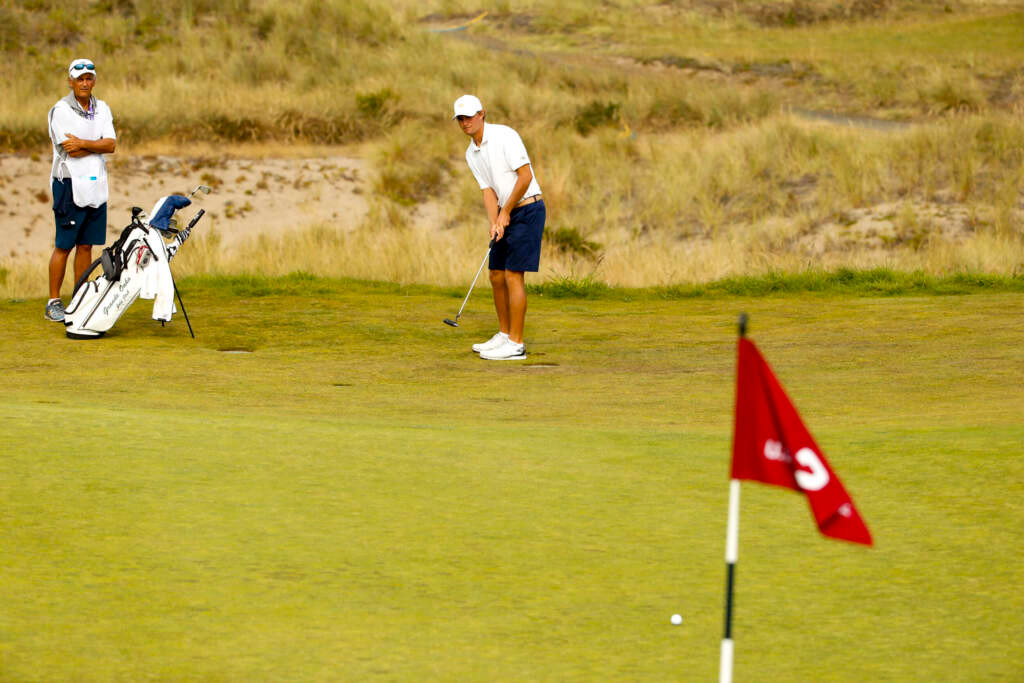 Tyler Strafaci - U.S. Amateur championship match, morning round, August 16, 2020