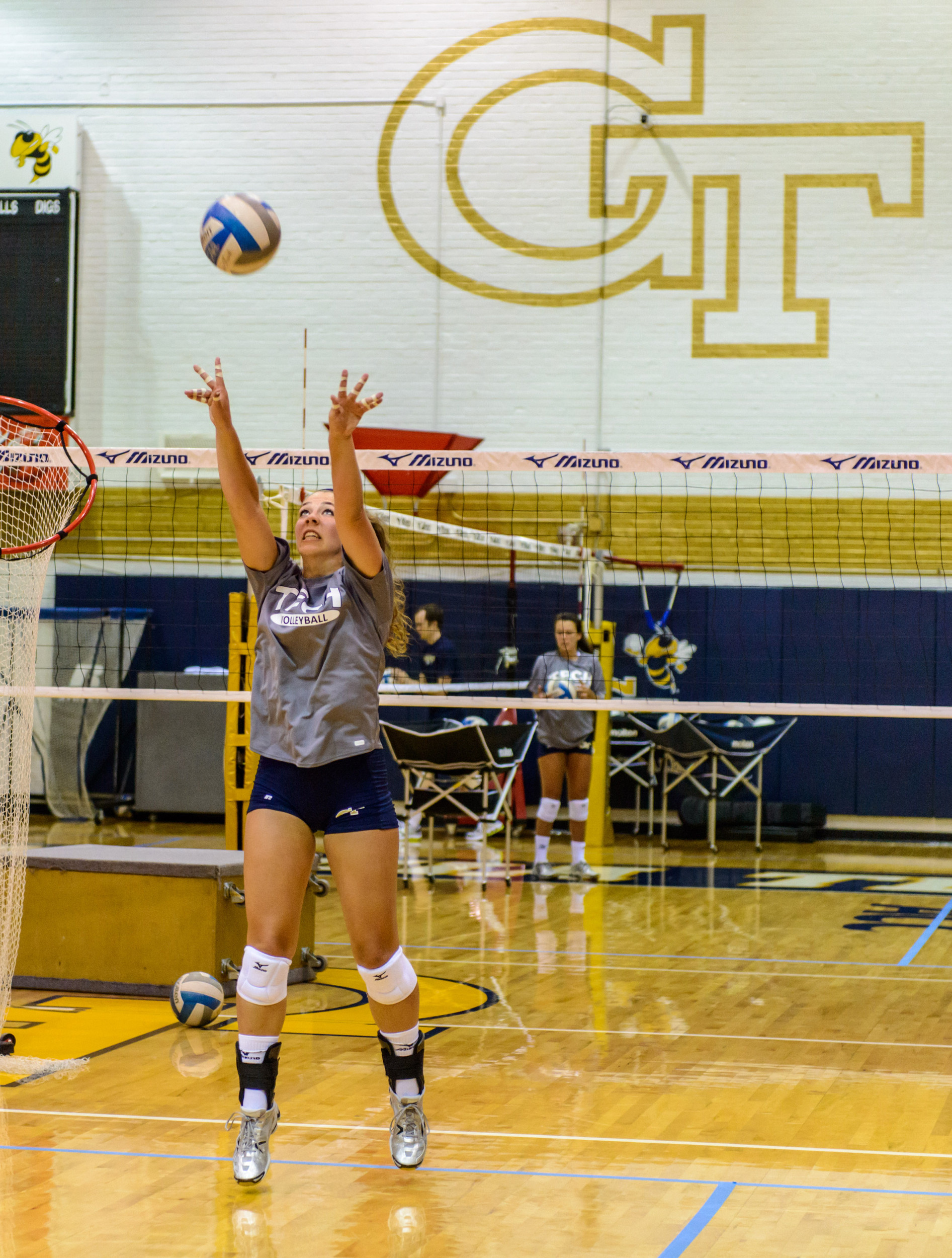 First GT Volleyball practice of 2013.