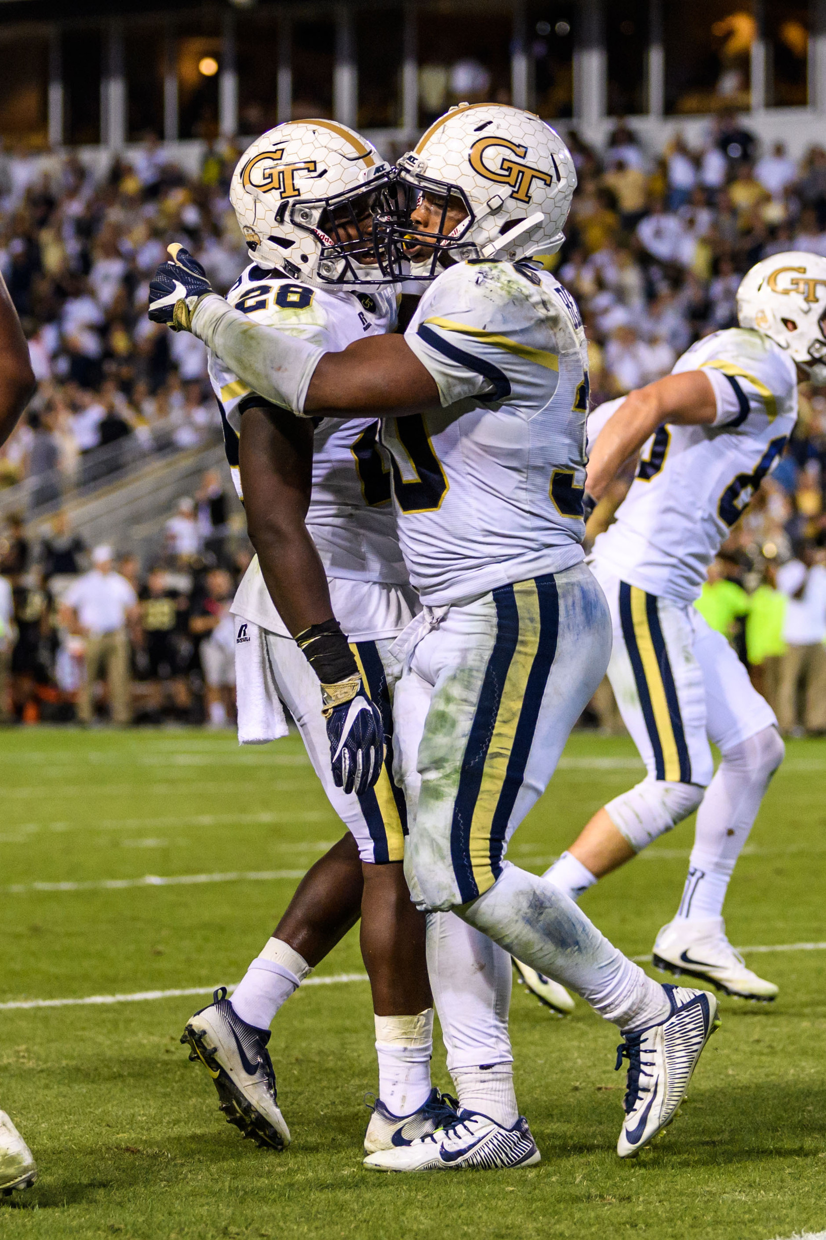 KirVonte Benson (30), J.J. Green (28)