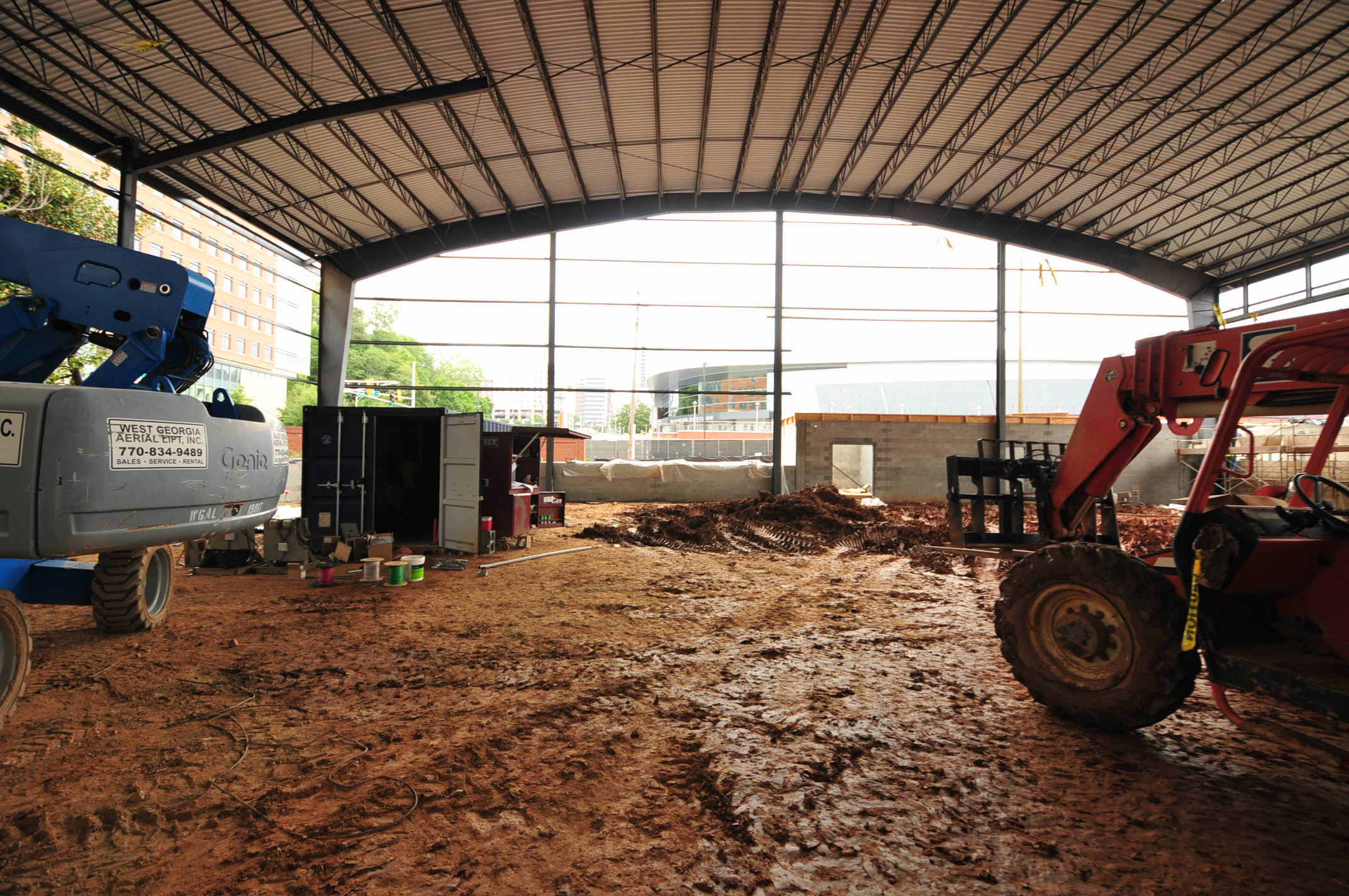 Byers Tennis Complex Construction - 9/1/12