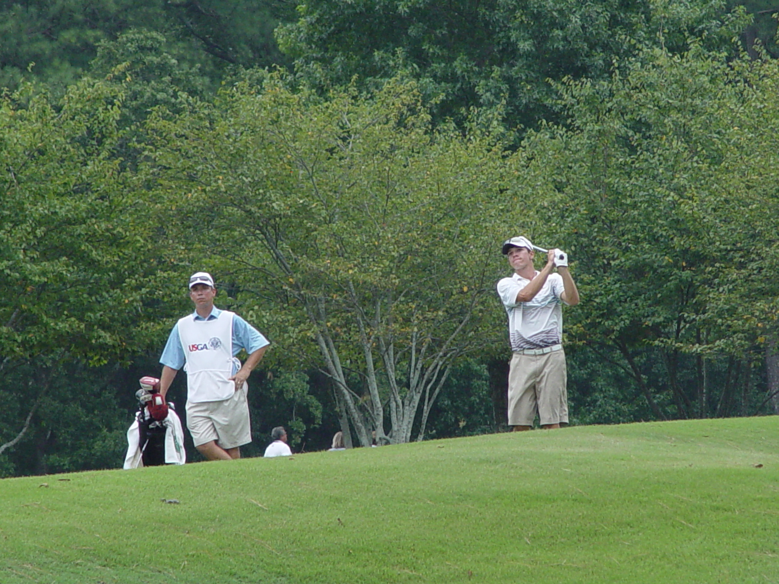 Jacob Joiner during the first round of the U.S. Amateur championship, Riverside Course, Atlanta Athletic Club, August 8, 2014