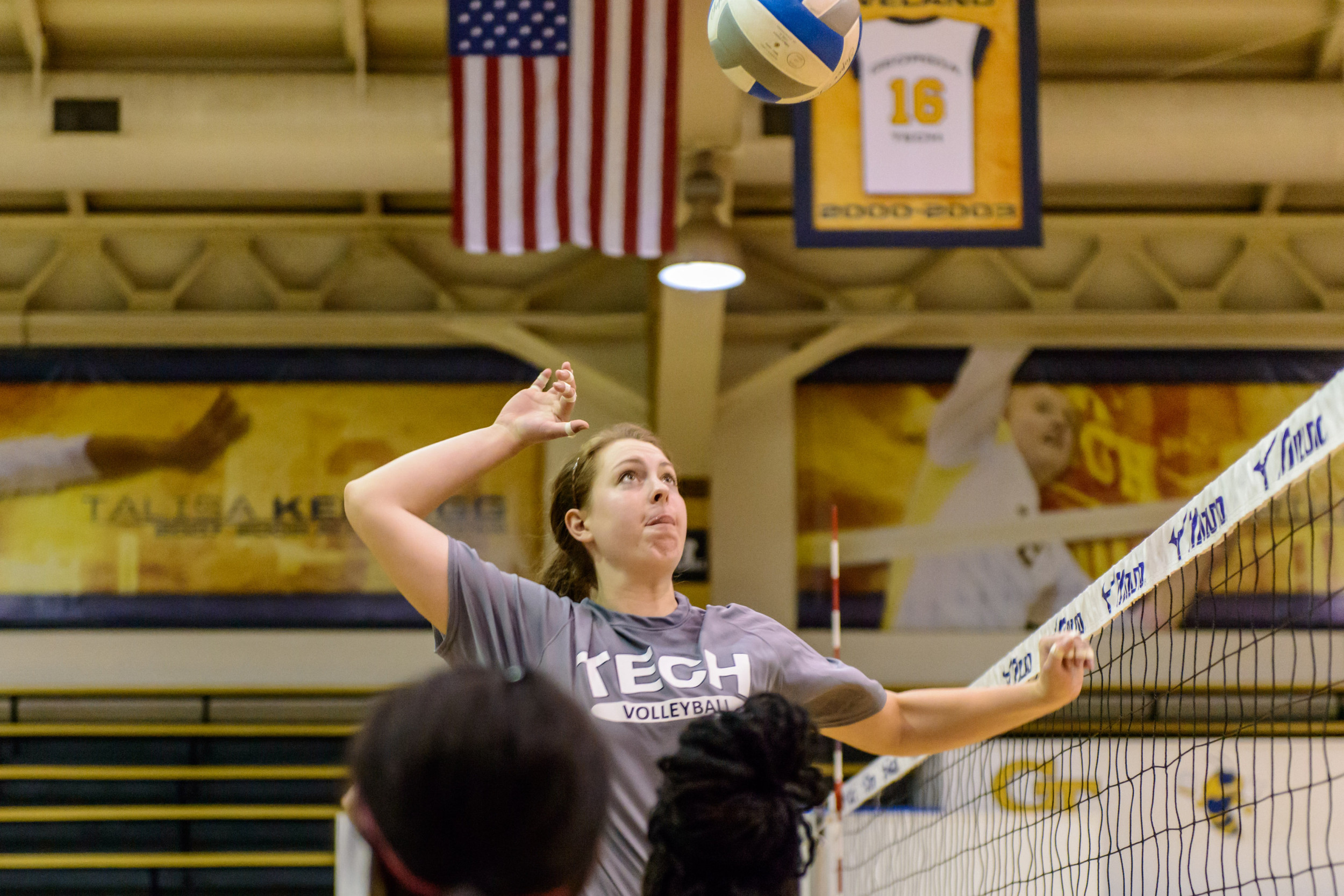 First GT Volleyball practice of 2013.