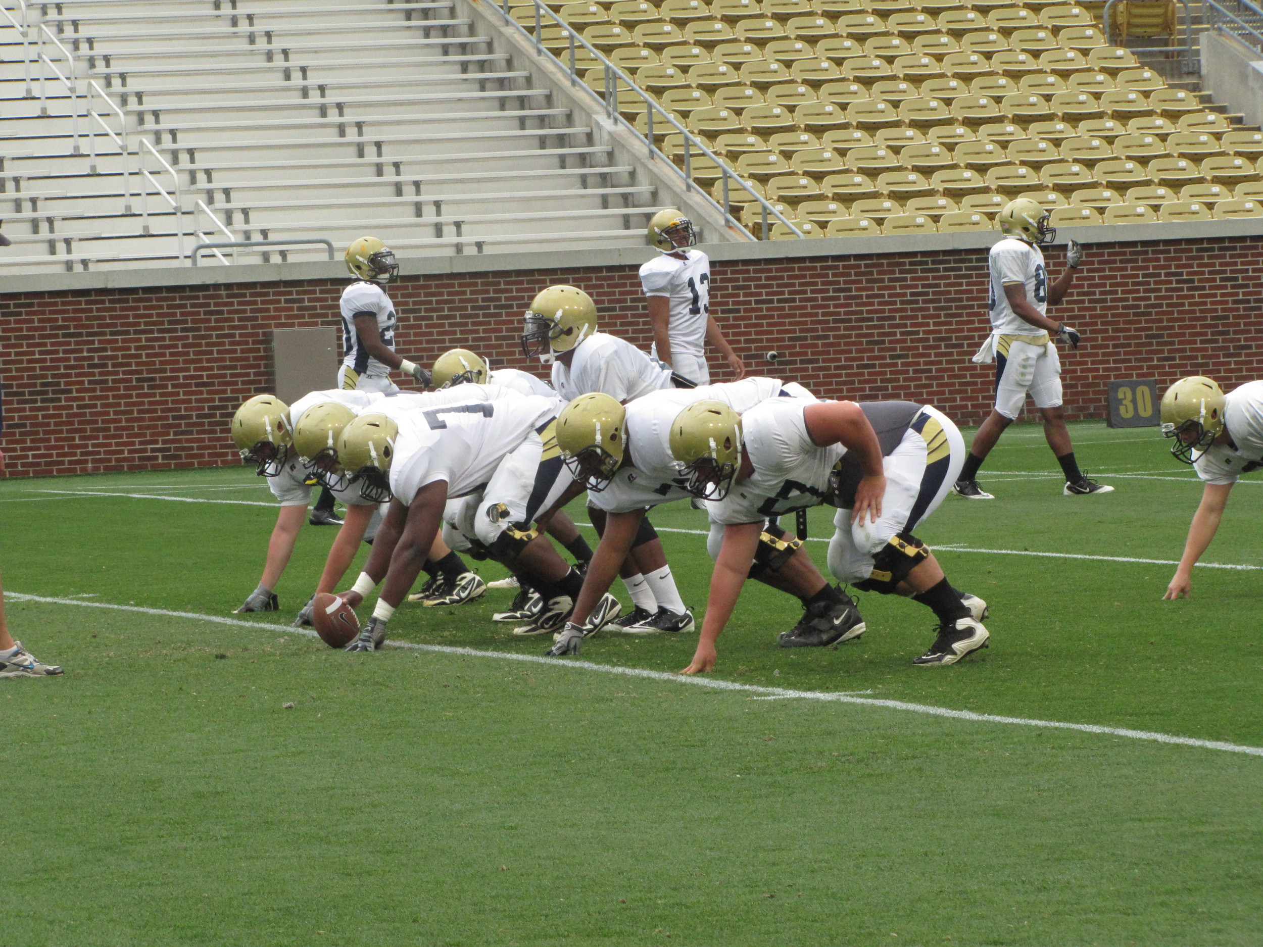 Georgia Tech Football Practice - 04/15/11