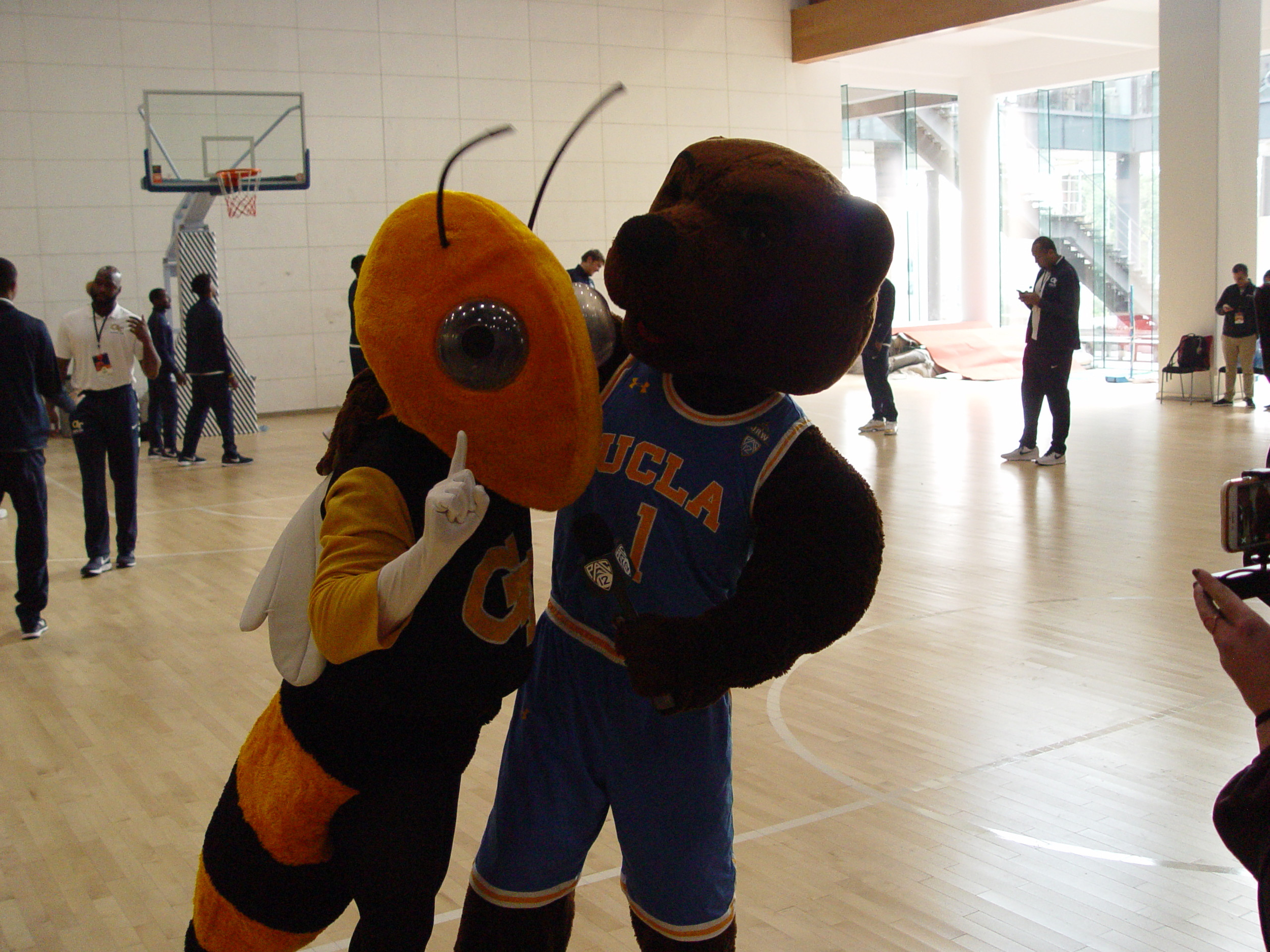 Buzz and the UCLA Bruin, Georgia Tech in China, Alibaba visit, November 6, 2017