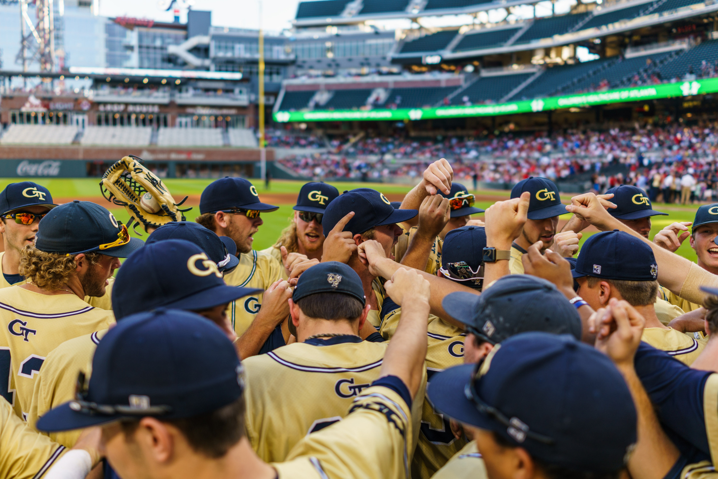 Team huddle