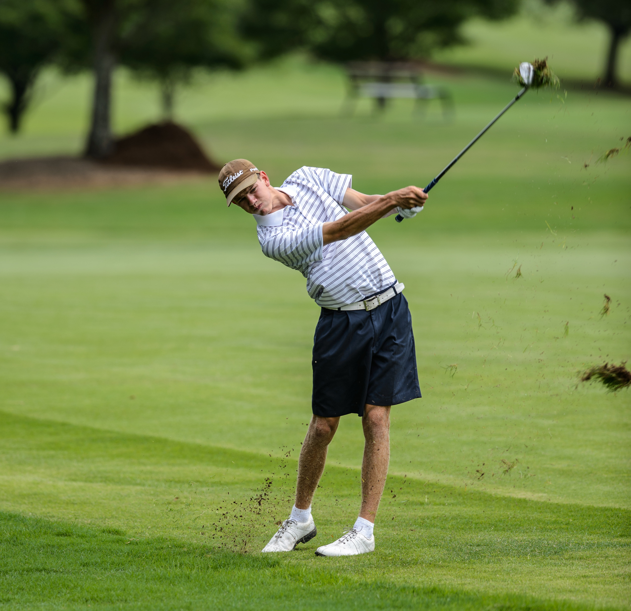 Michael Hines during team qualifying at East Lake Golf Club, August 31, 2012