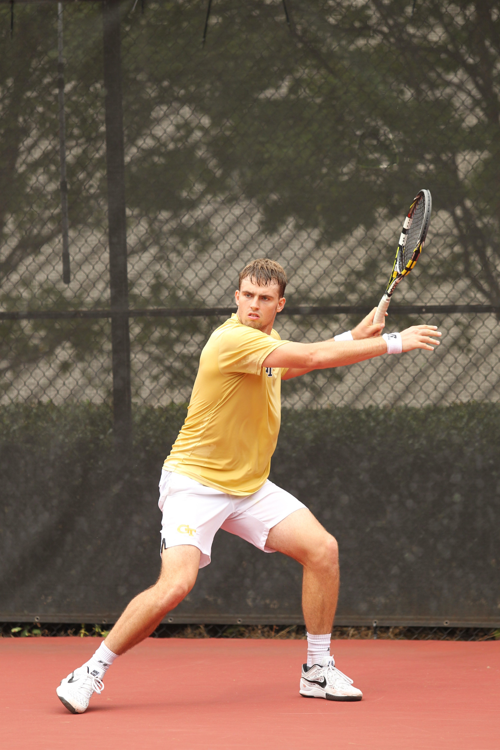 Cole Fiegel at the 2015 Southern Intercollegiate Championships in Athens, Ga.