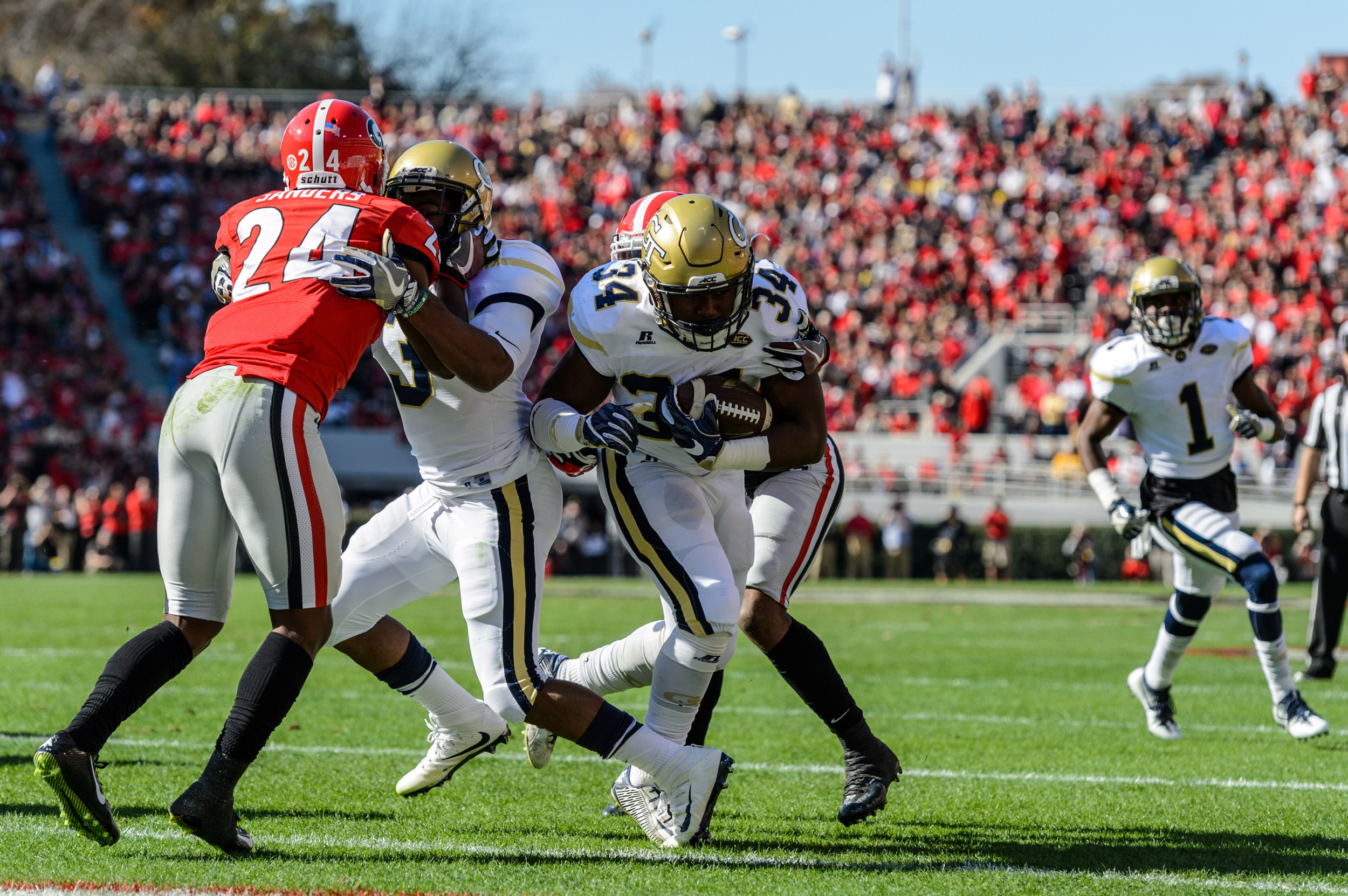 Georgia Tech at Georgia, November 26, 2016