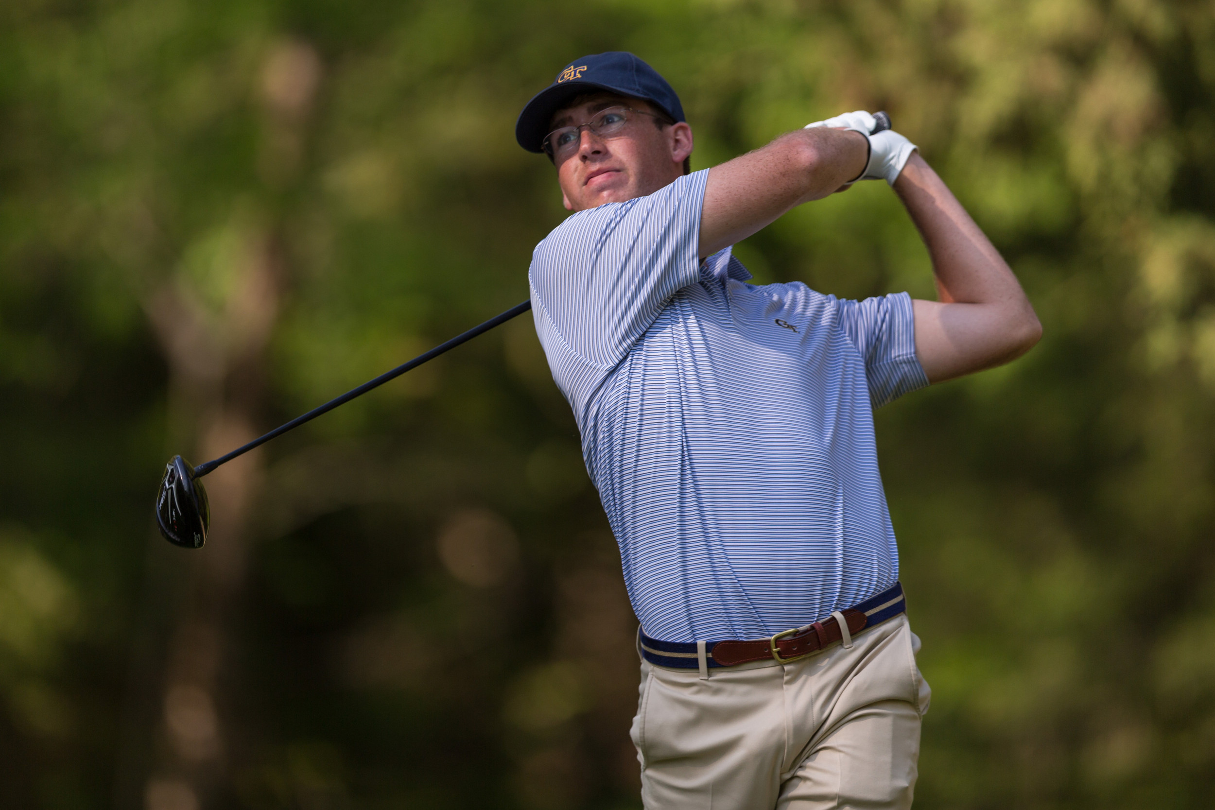 Andy Ogletree during the first round of the ACC Men's Golf Championship, Musgrove Mill Golf Club, Clinton, S.C., April 21, 2017