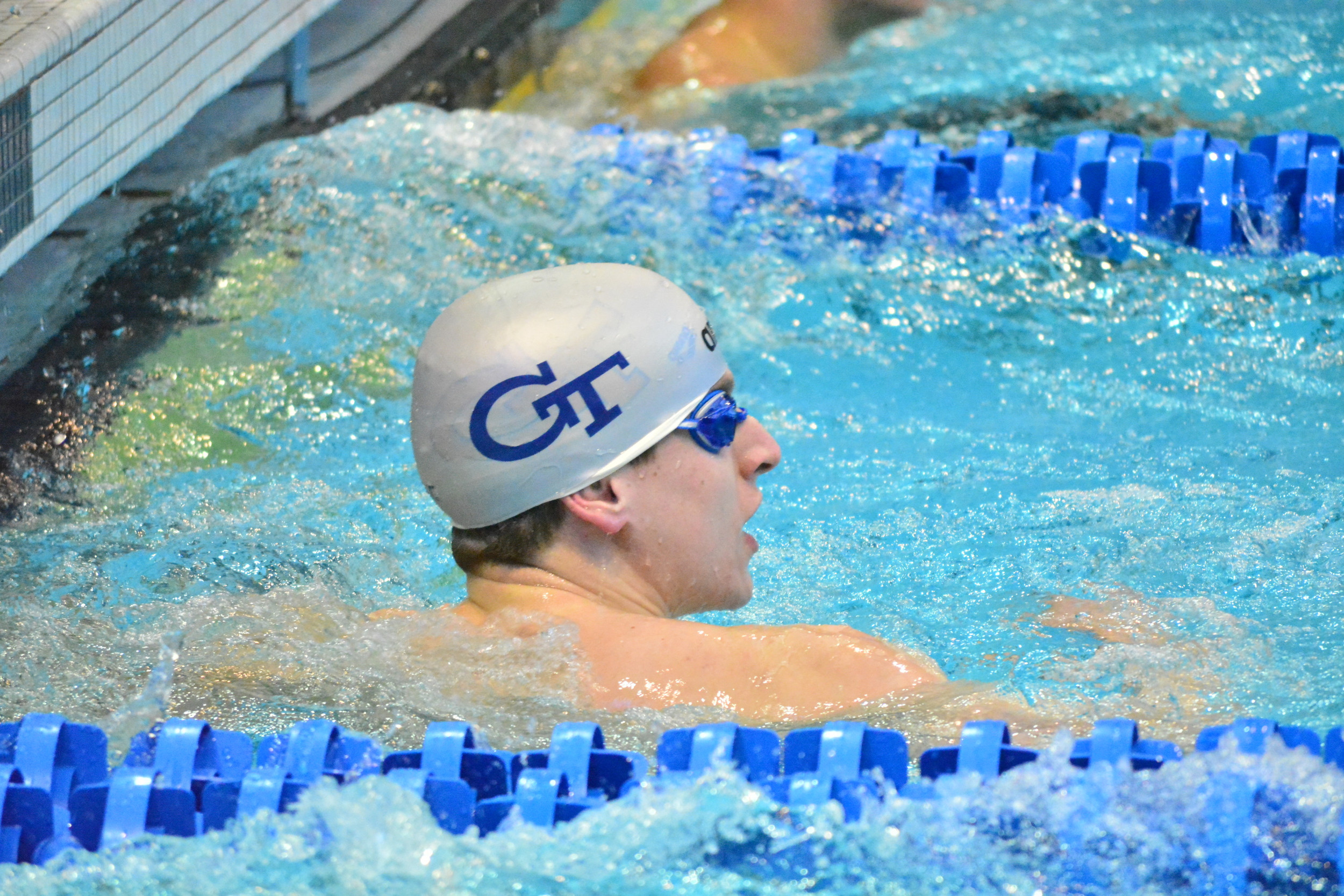 Andrew Kosic -- Georgia Tech during the NCAA Swimming and Diving Championships on Thursday, March 26, 2015, at the Campus Recreation & Wellness Center Natatorium in Iowa City, Iowa. (Photo by Steven Colquitt)