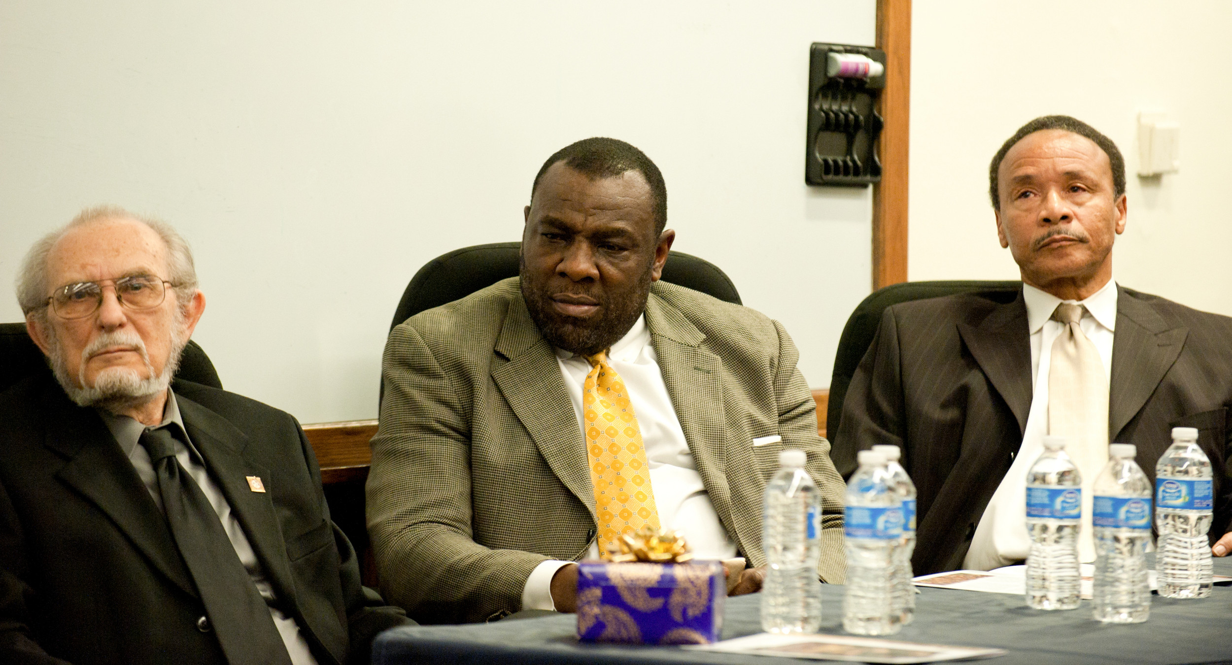 The Shades of Greatness art exhibit and panel discussion provided the campus with an opportunity to reflect on African American history and culture through the lens of sports. Panelists included representatives from the Georgia Tech faculty and the Georgia Tech Athletic Association. The discussion took place in the D.M. Smith building.