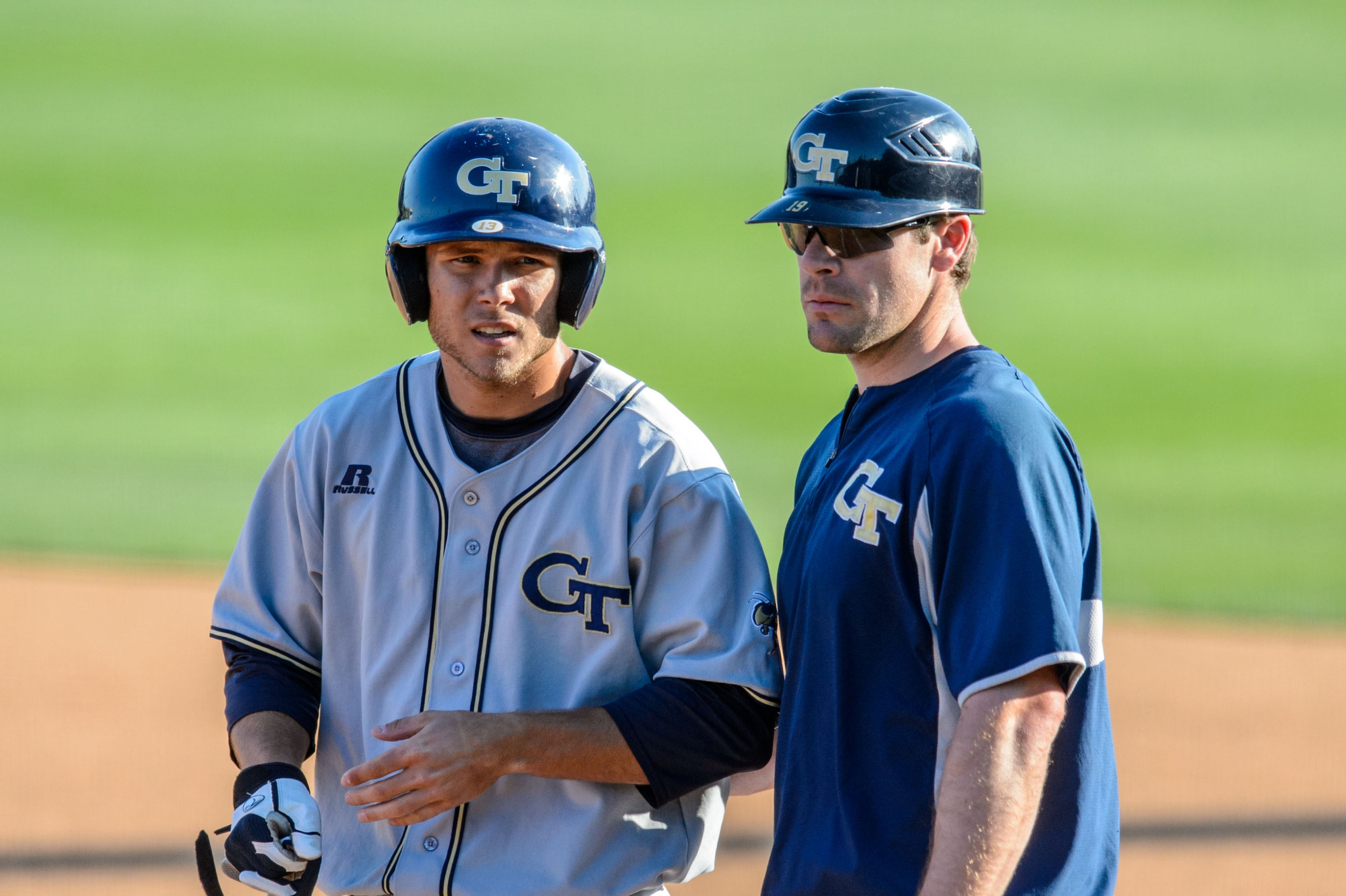 Volunteer Assistant Coach Tony Plagman (19), Thomas Smith (13)