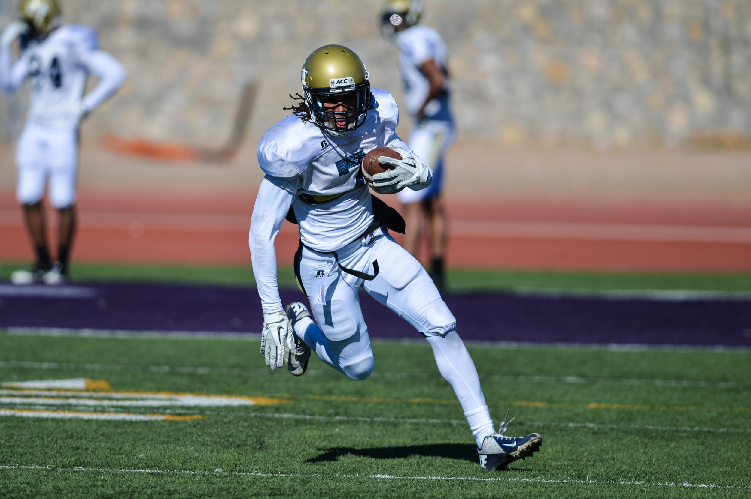 Georgia Tech held it's first practice in El Paso for the 2012 Hyundai Sun Bowl.
