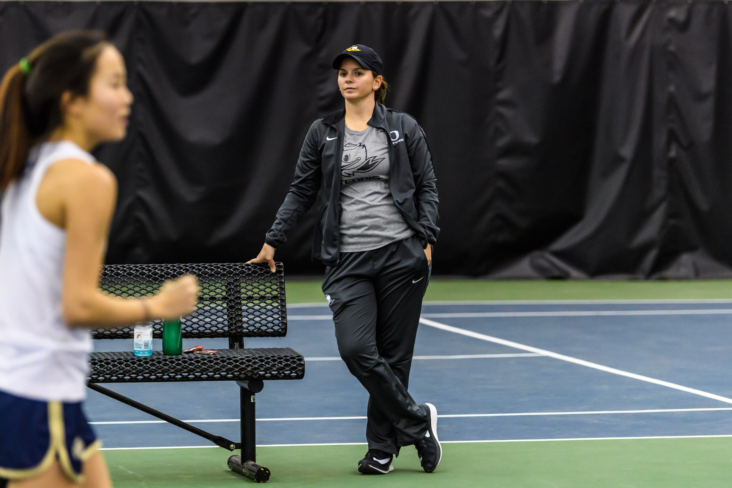 Oregon Head Coach Alison Silverio