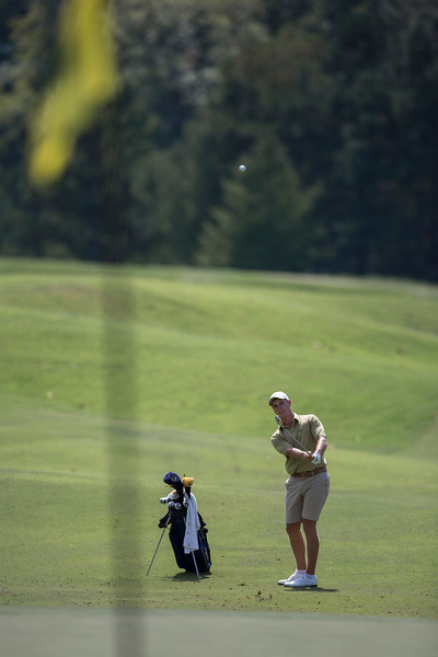 Vincent Whaley during the first round of the Carpet Capital Collegiate, September 11, 2015