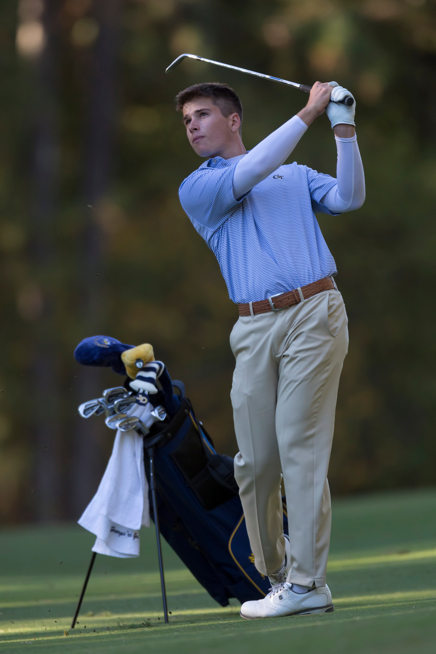 Tyler Joiner during the second round of the Golf Club of Georgia Collegiate, October 22, 2016