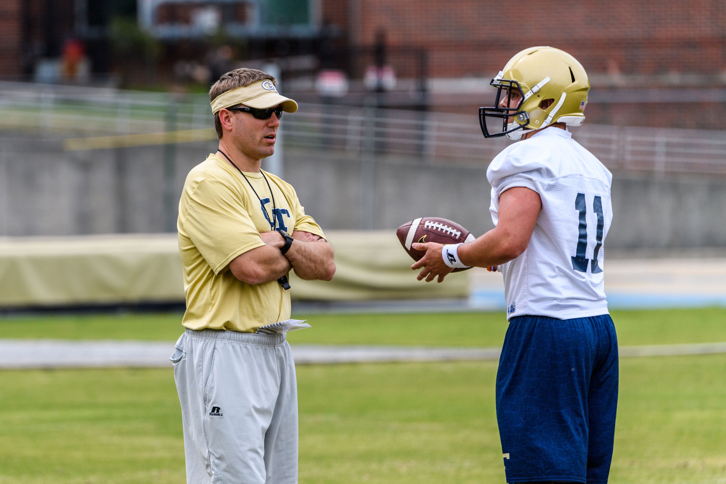 Assistant Coach Craig Candeto, Matthew Jordan (11)