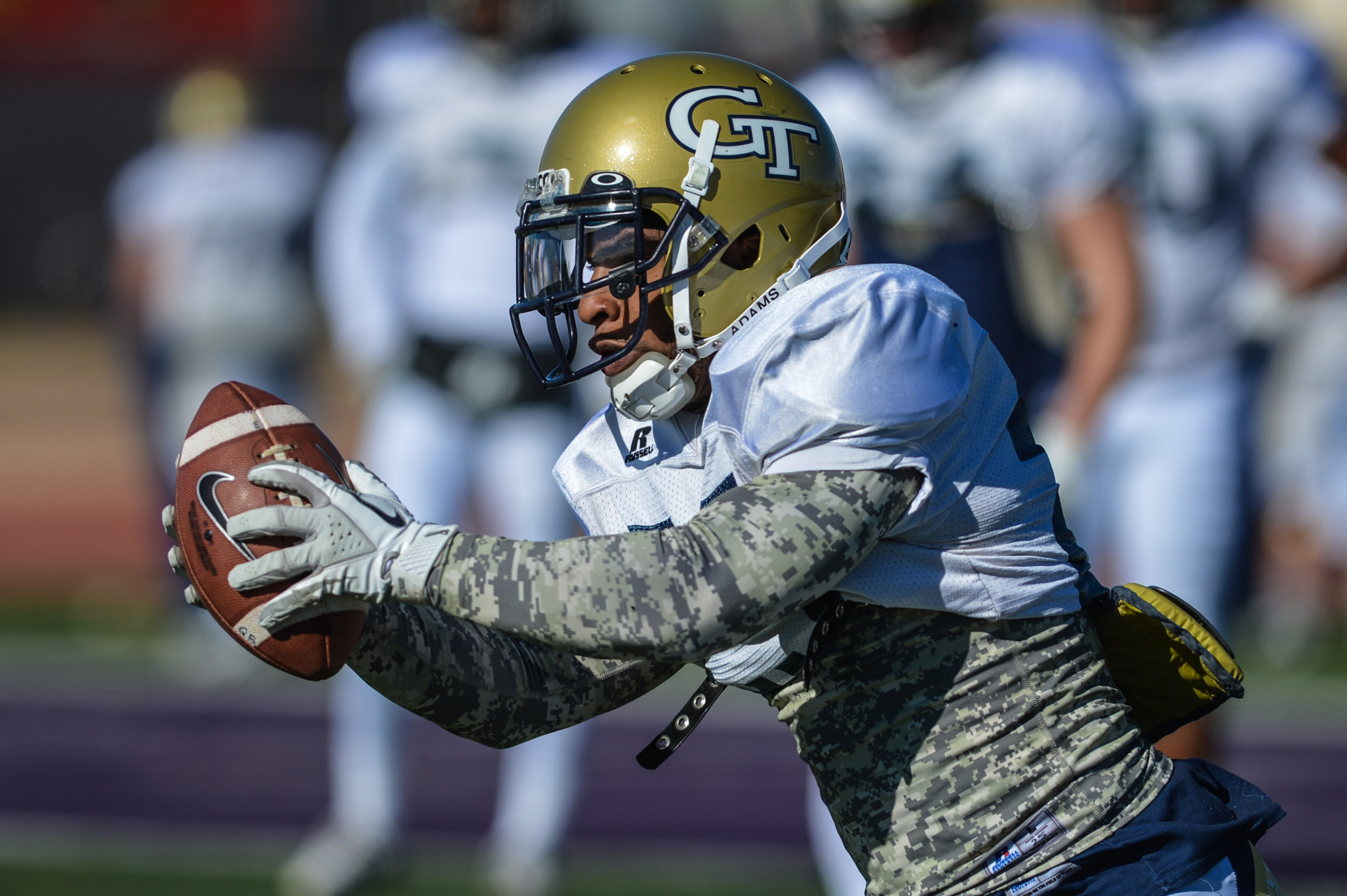 Georgia Tech held it's first practice in El Paso for the 2012 Hyundai Sun Bowl.