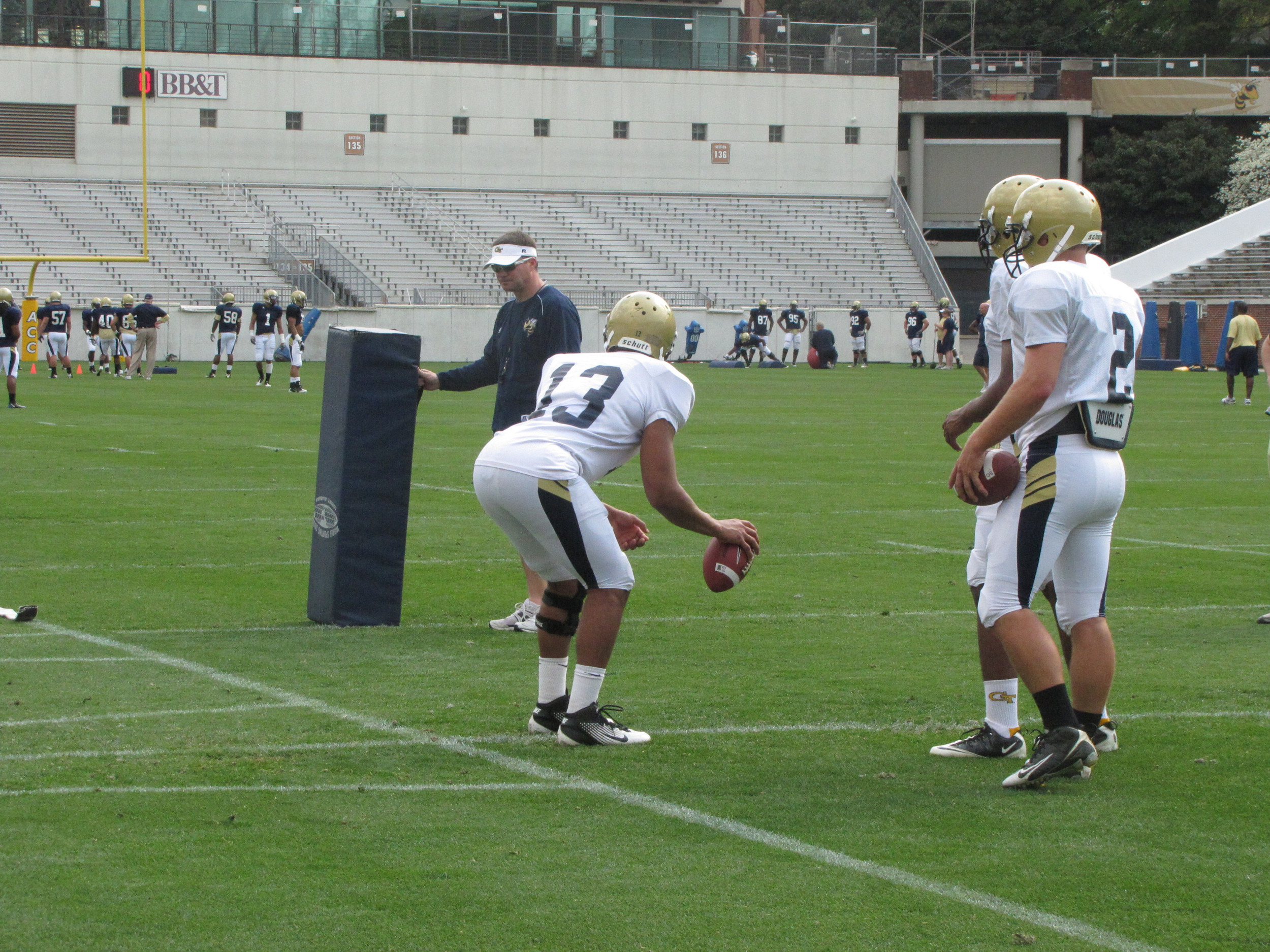 Georgia Tech Football Practice - April 4, 2011