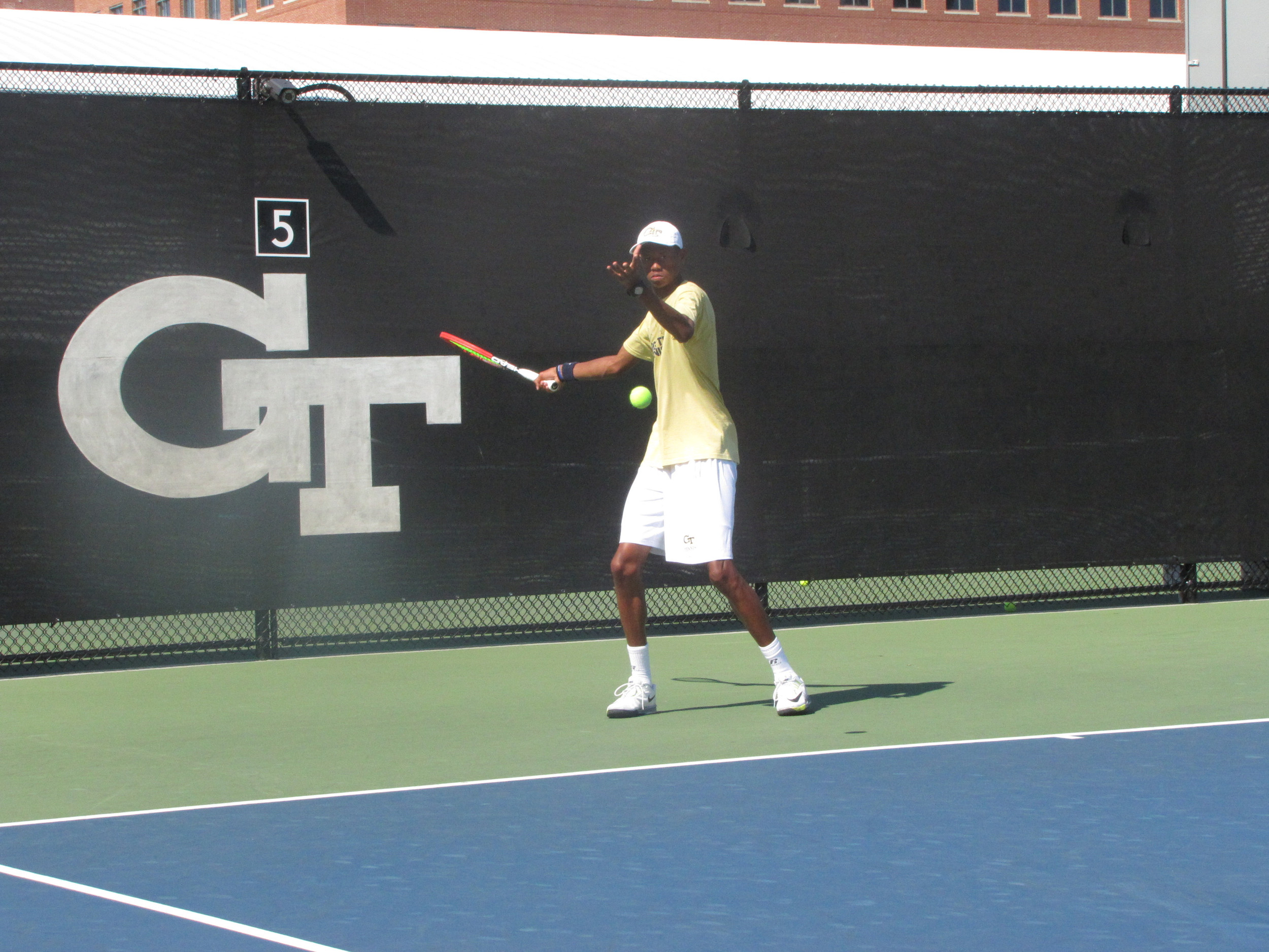Christopher Eubanks at practice, August 27, 2014