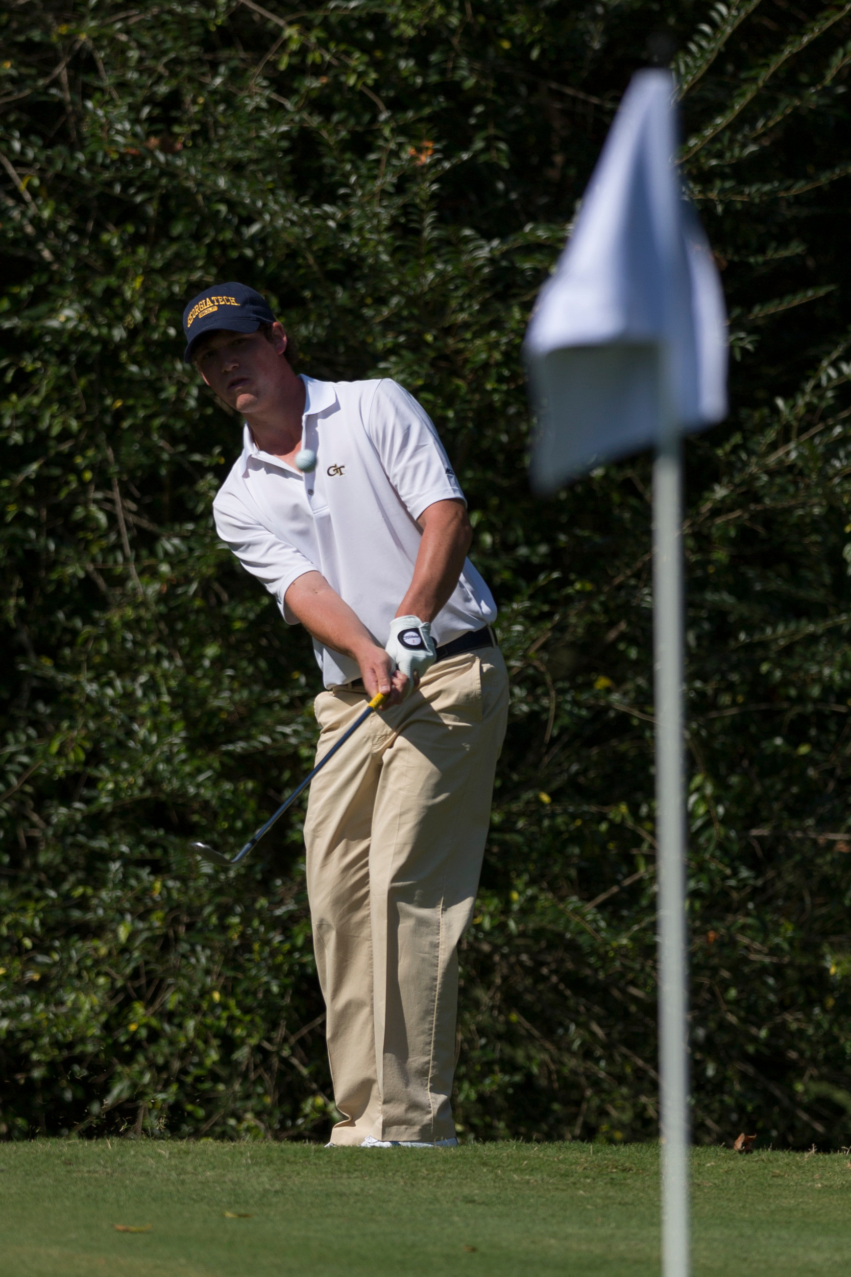 Michael Pisciotta during the first round of the United States Collegiate Championship at the Golf Club of Georgia, October 16, 2015