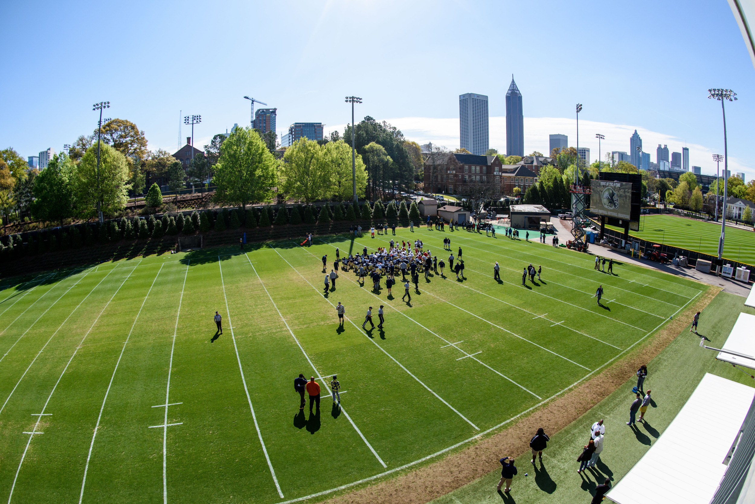 Another #GTSpring15 practice ends at the practice fields