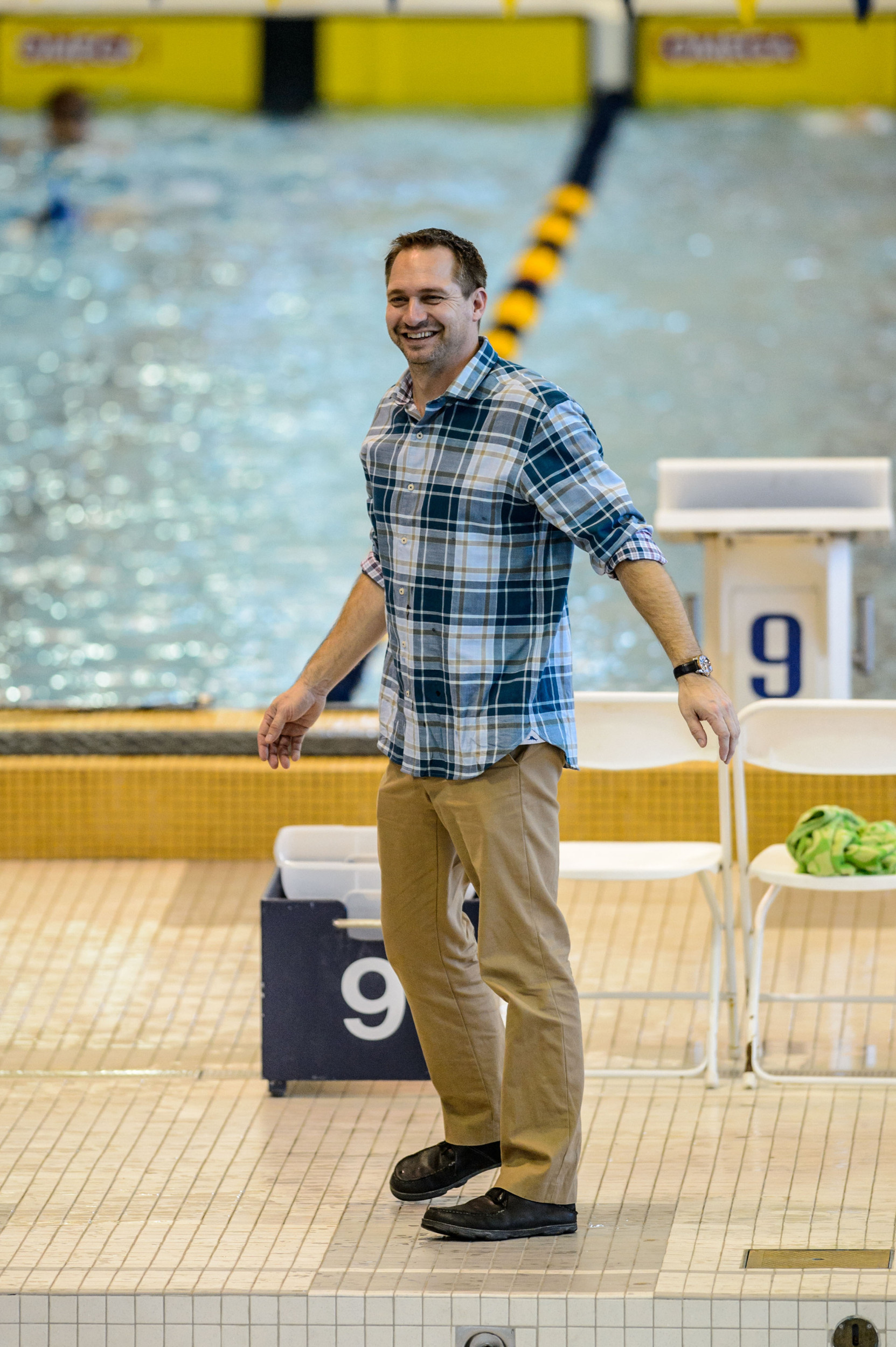 Diving Coach John Ames