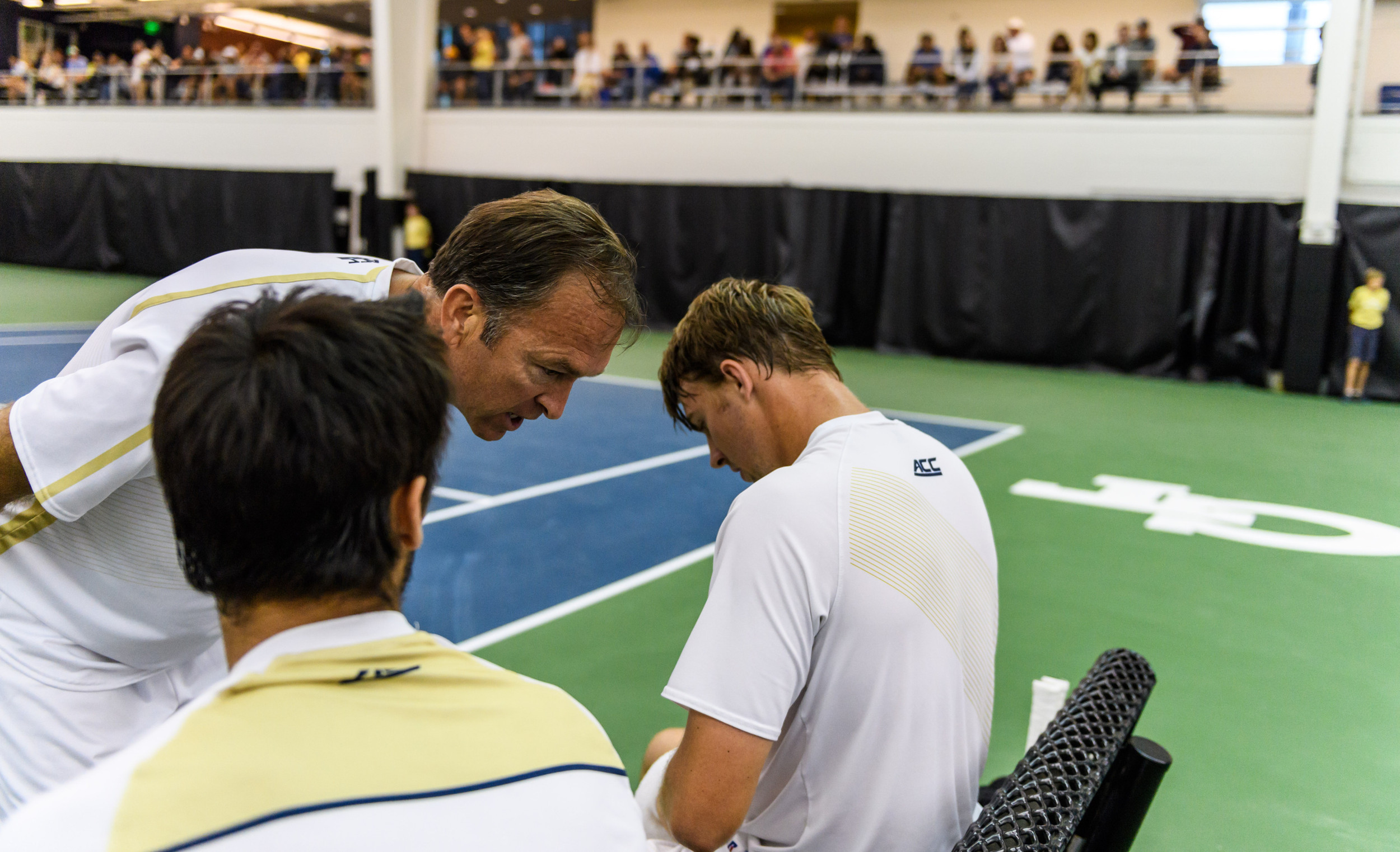 Carlos Divar, Cole Fiegel, Coach Kenny Thorne