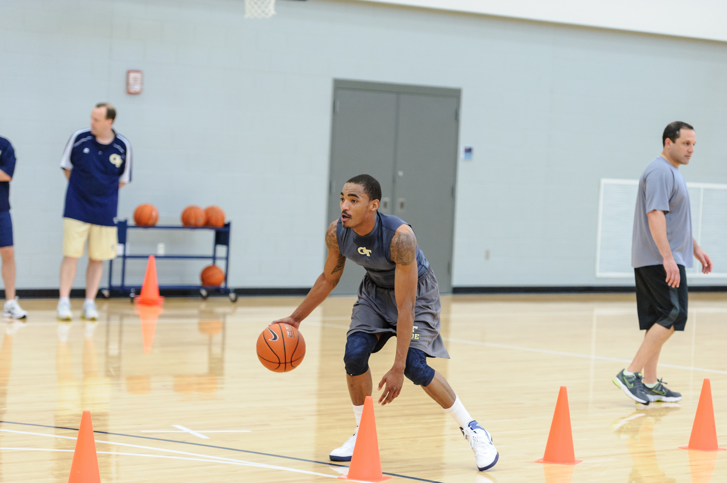 Georgia Tech spring individual instruction and strength training.
