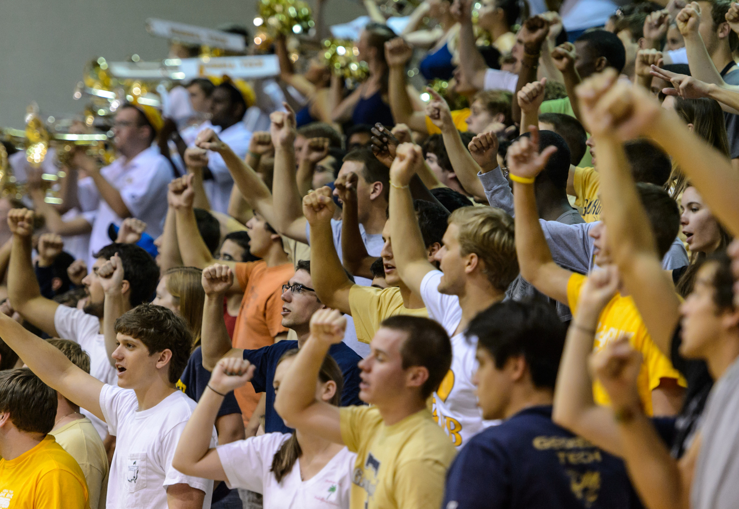 The fans at O'Keefe