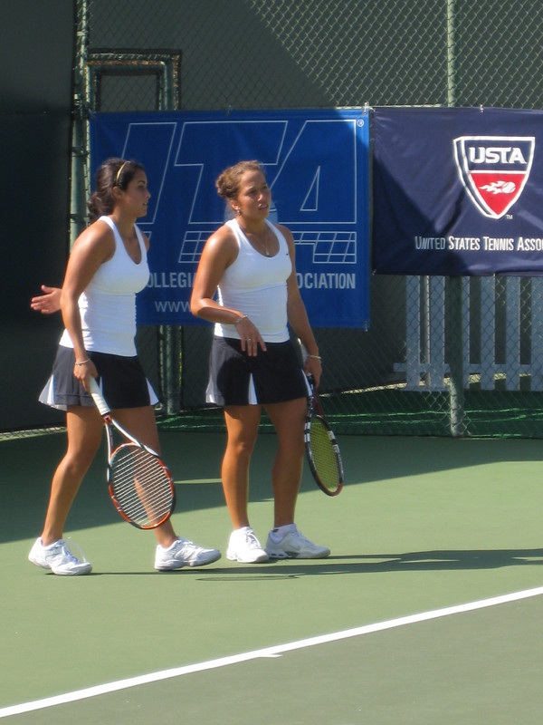 Irina Falconi and Amanda McDowell played in California