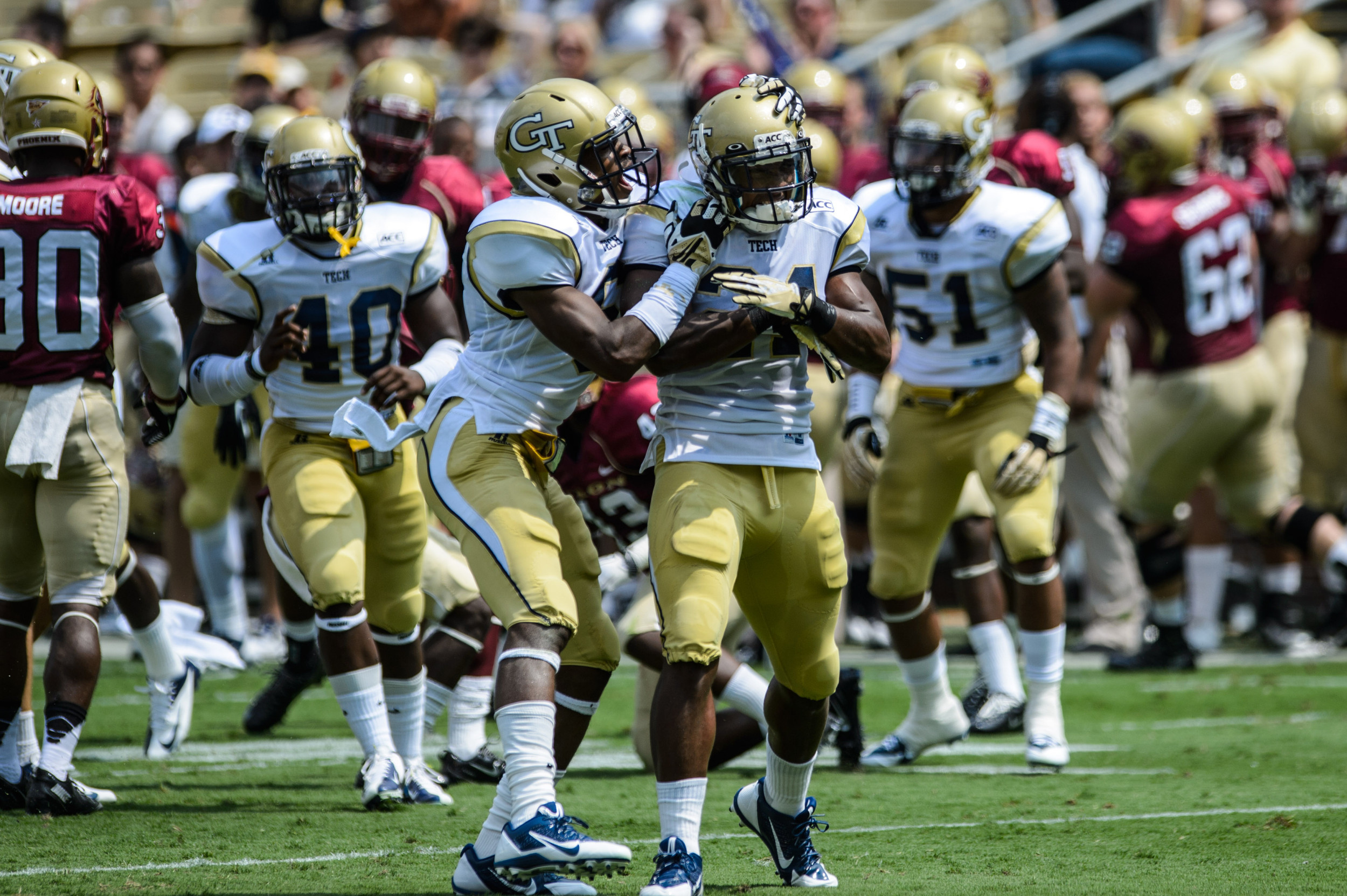 Charles Perkins (21), Chris Milton (6)