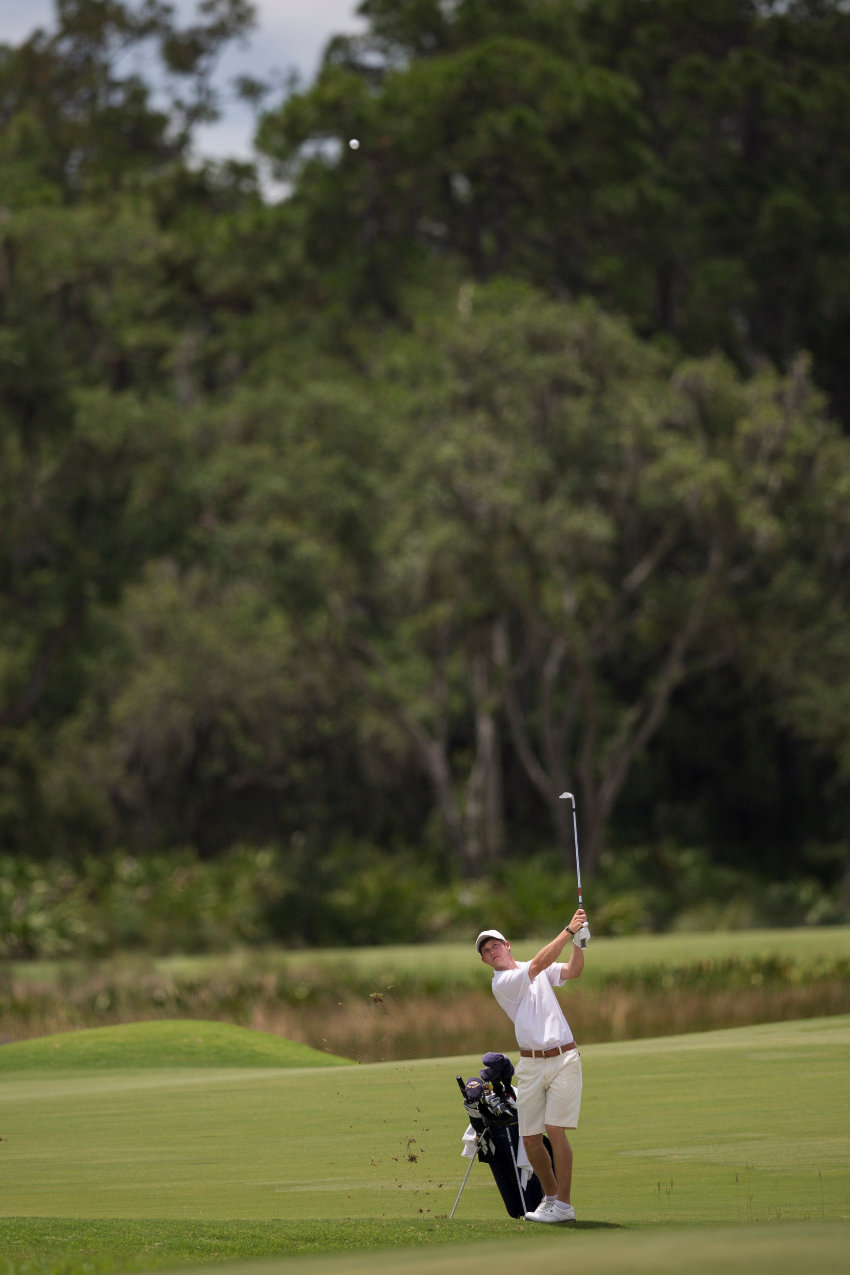 James Clark during the fourth round of the NCAA Golf Championship, June 1, 2015, The Concession Golf Club, Bradenton, Fla.