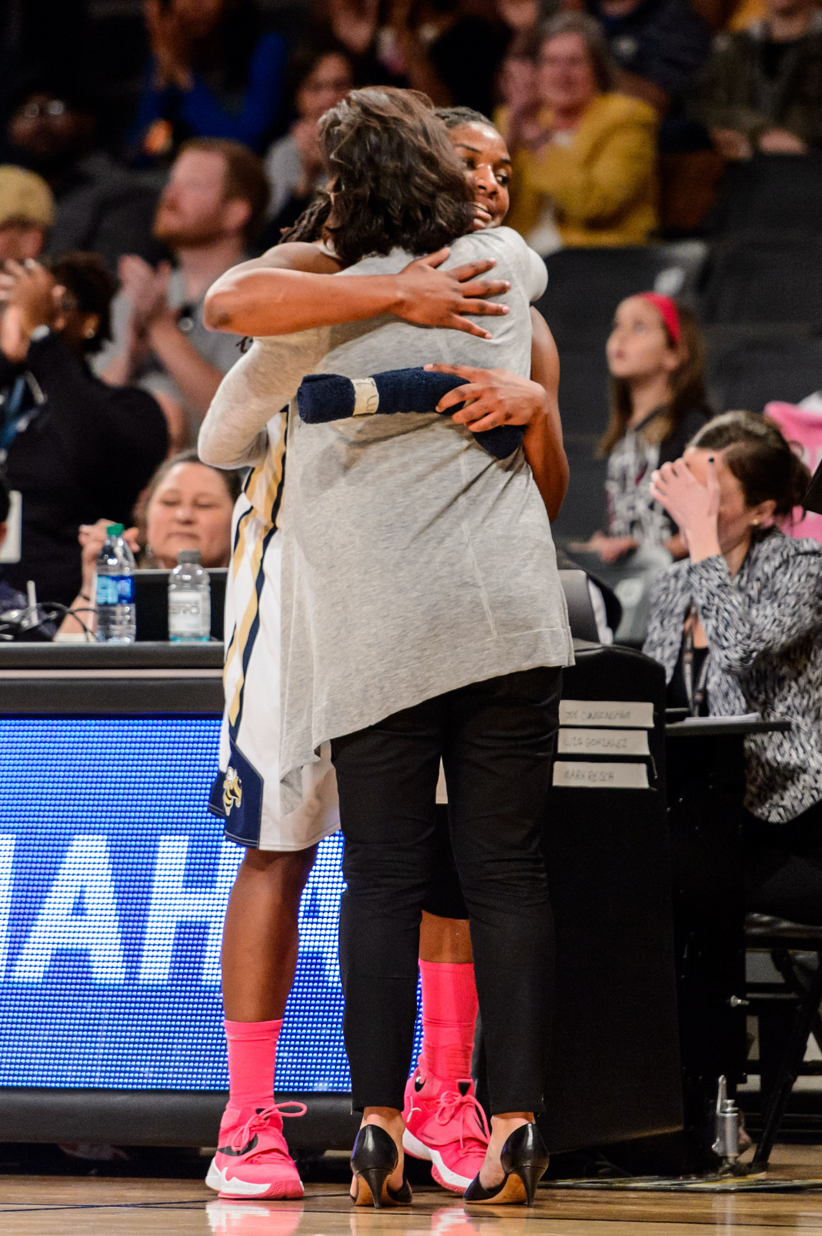 Coach MaChelle Joseph, Roddreka Rogers (54)