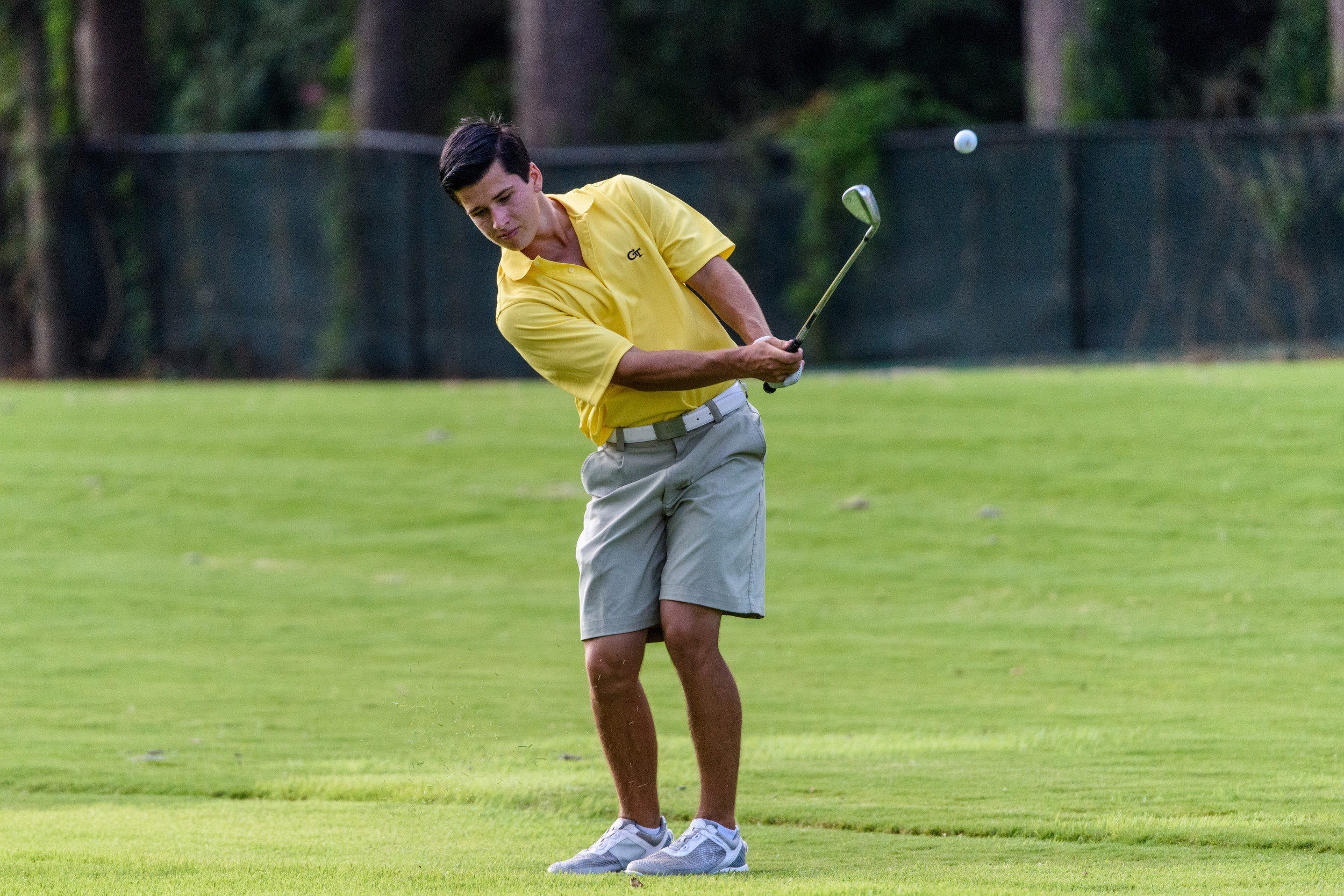 Tyler Joiner during Georgia Tech golf team qualifying at East Lake Golf Club, August 27, 2015