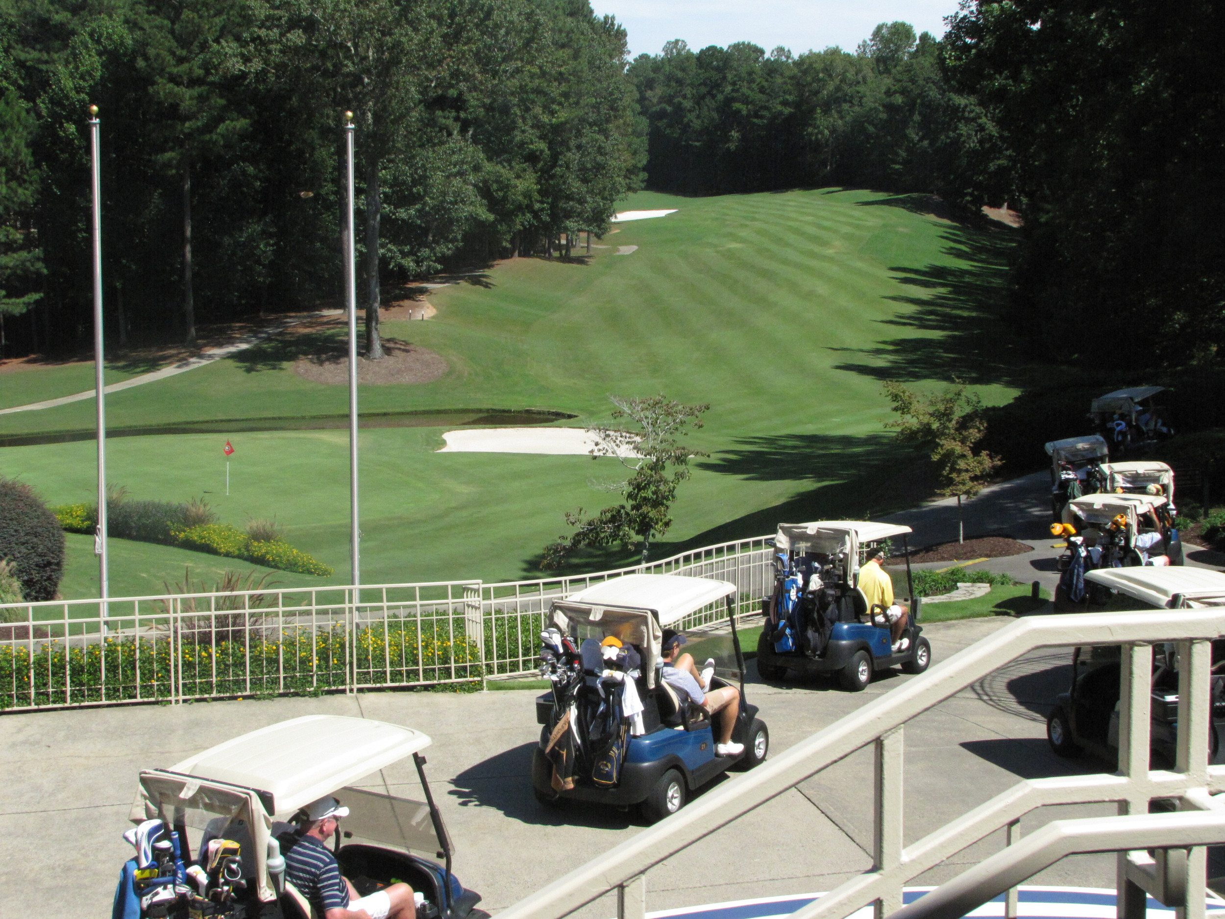 The Ramblin' Wreck Cup, Georgia Tech golf's annual fund-raiser at the Golf Club of Georgia, September 22, 2014