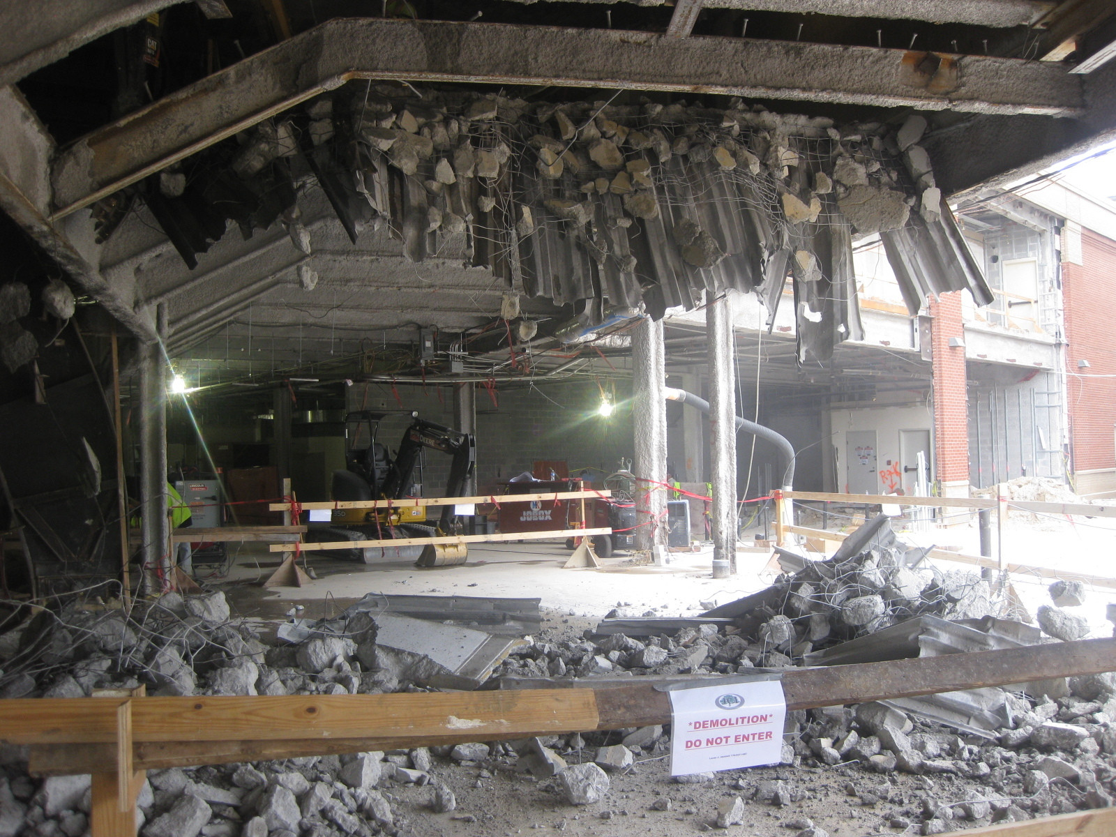 McCamish Pavilion Construction - 10/25/11