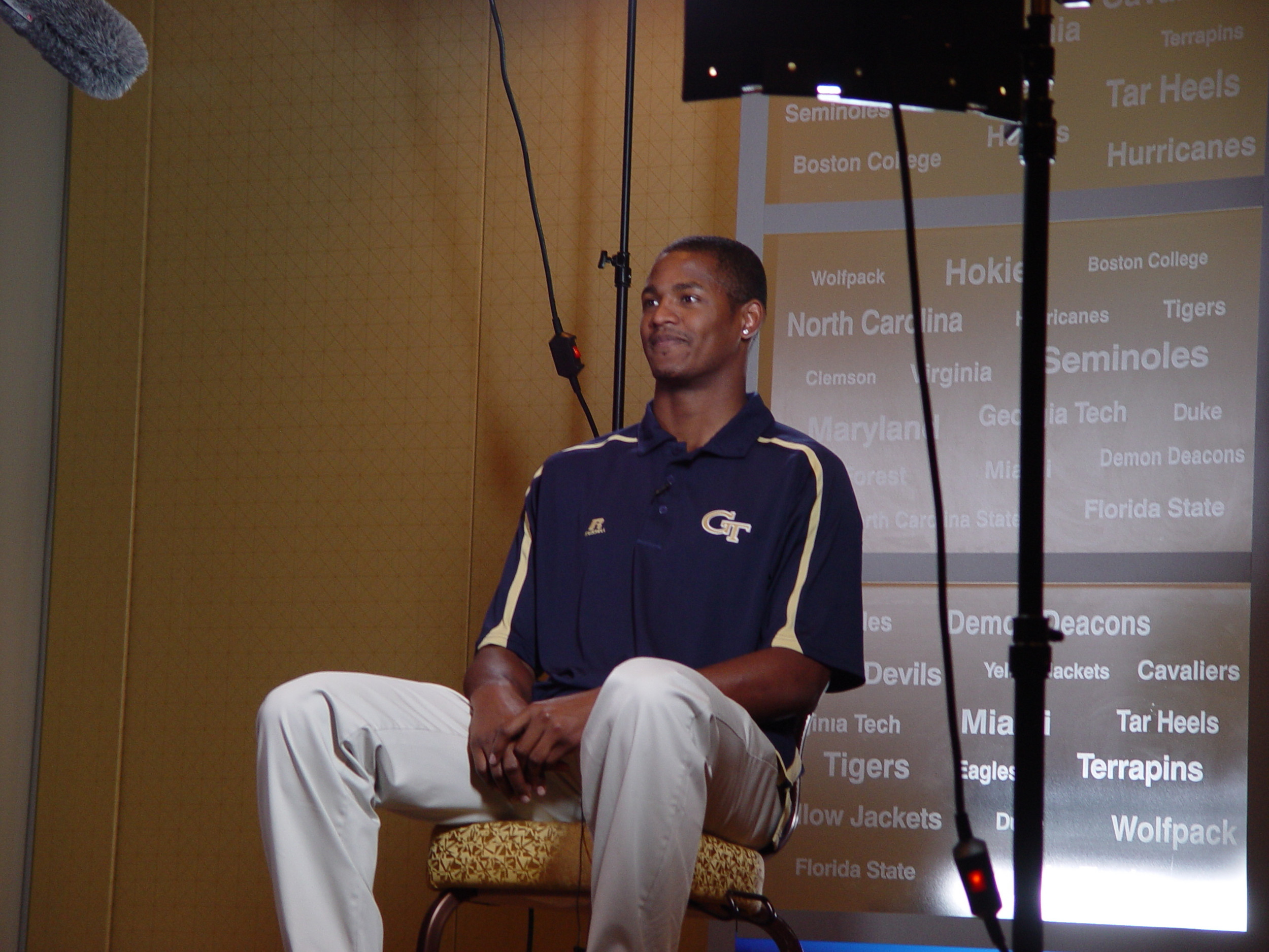 Jason Morris and Mfon Udofia at ACC Operation Basketball, Ritz-Carlton Hotel, Charlotte, N.C., October 19, 2011.