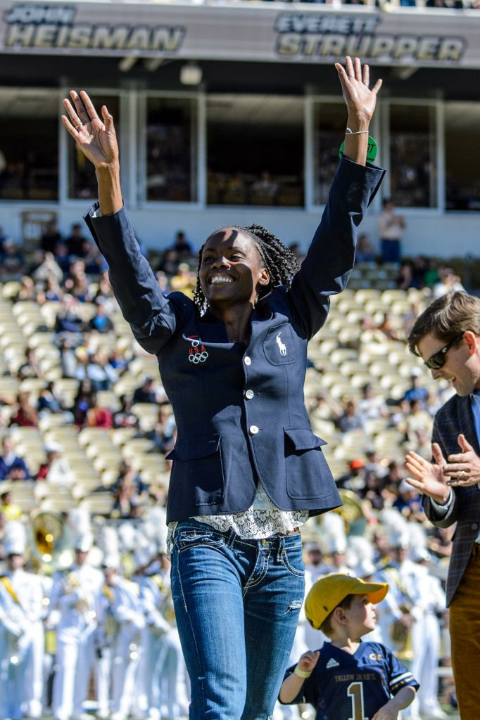 Three-time Olympian and NCAA track champion Chaunte Lowe