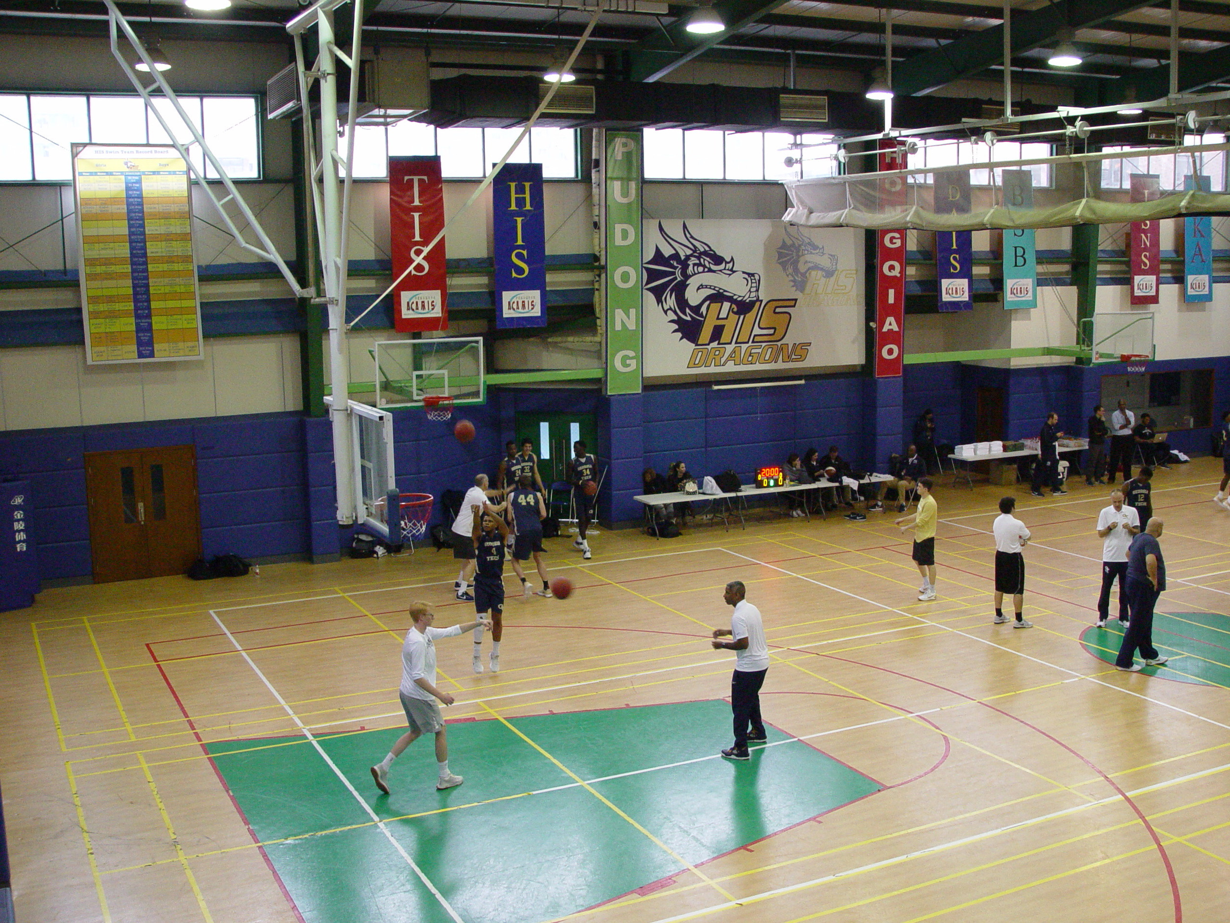 Georgia Tech practice at Hangzhou International School, November 6, 2017