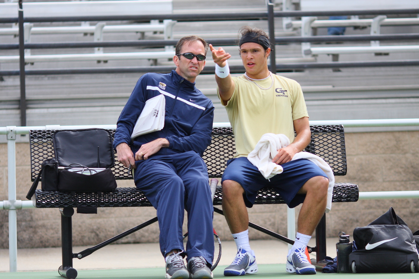 Head Coach Kenny Thorne with Guillermo Gomez