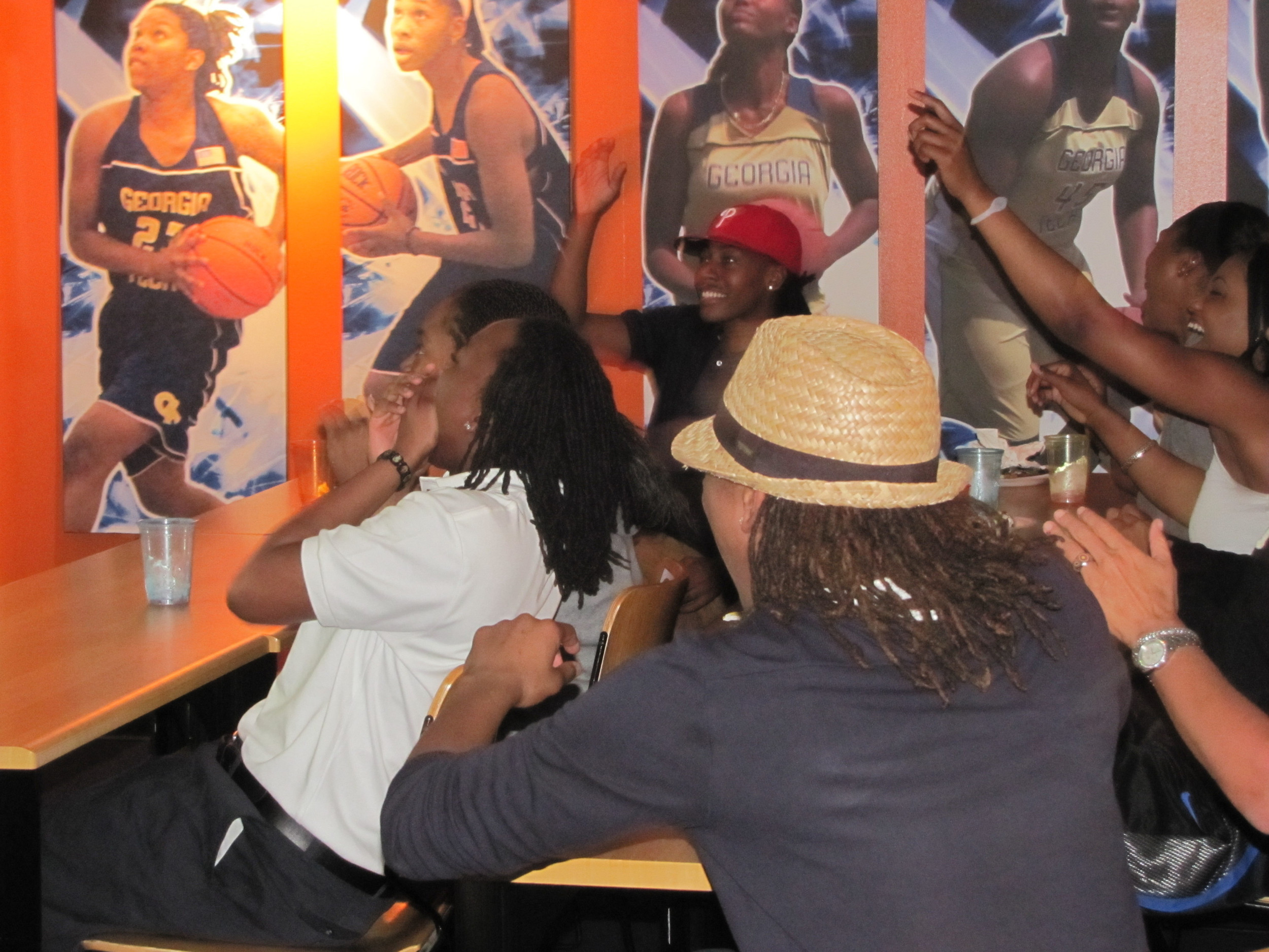 2011 WNBA Draft Party - Alex Montgomery taken in the first round and 10th overall by the New York Liberty