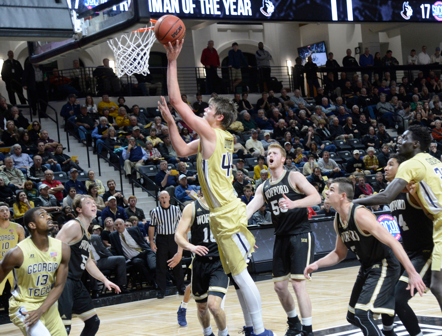 Ben Lammers - Georgia Tech vs. Wofford, December 6, 2017