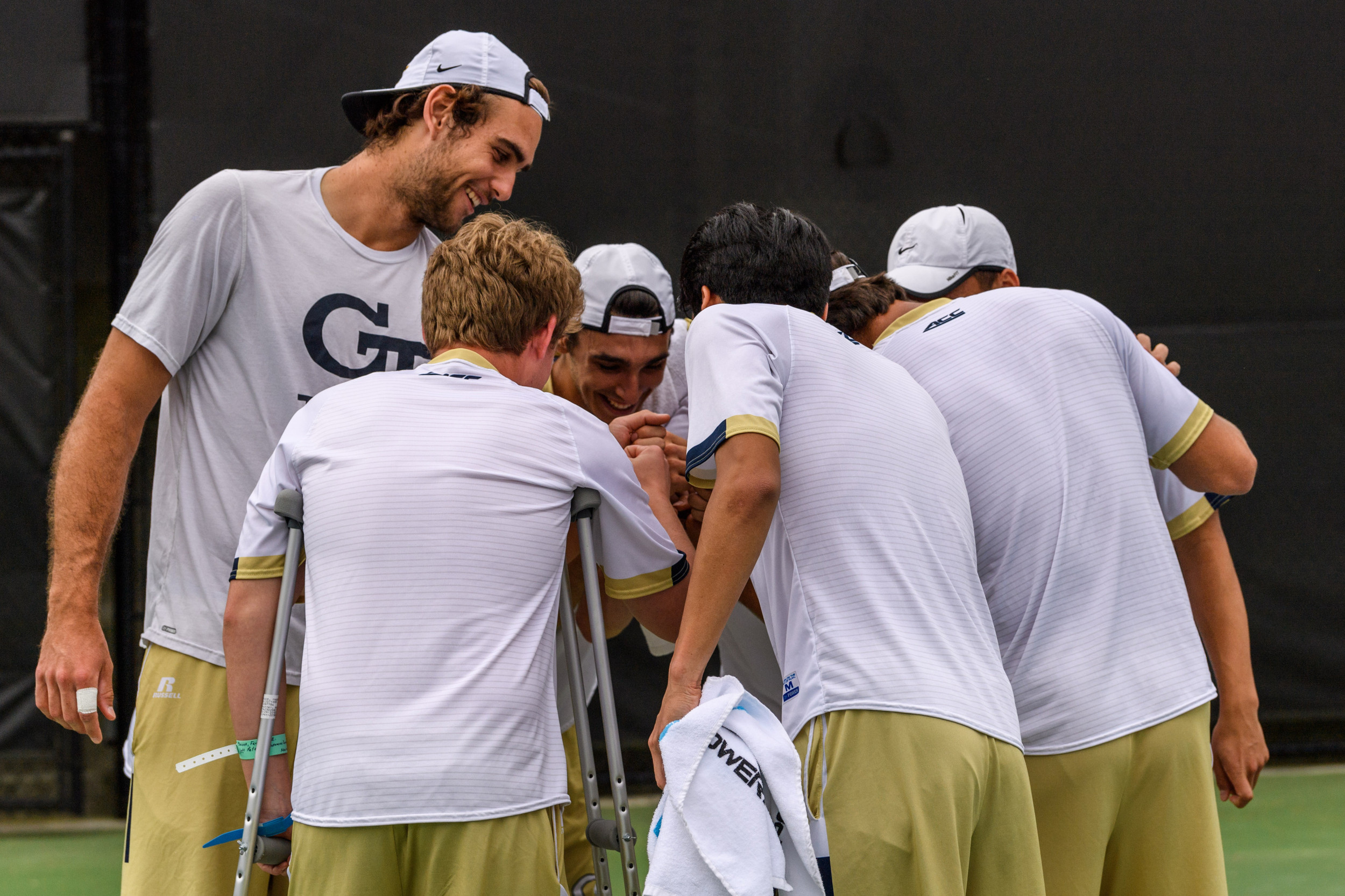 Team huddle